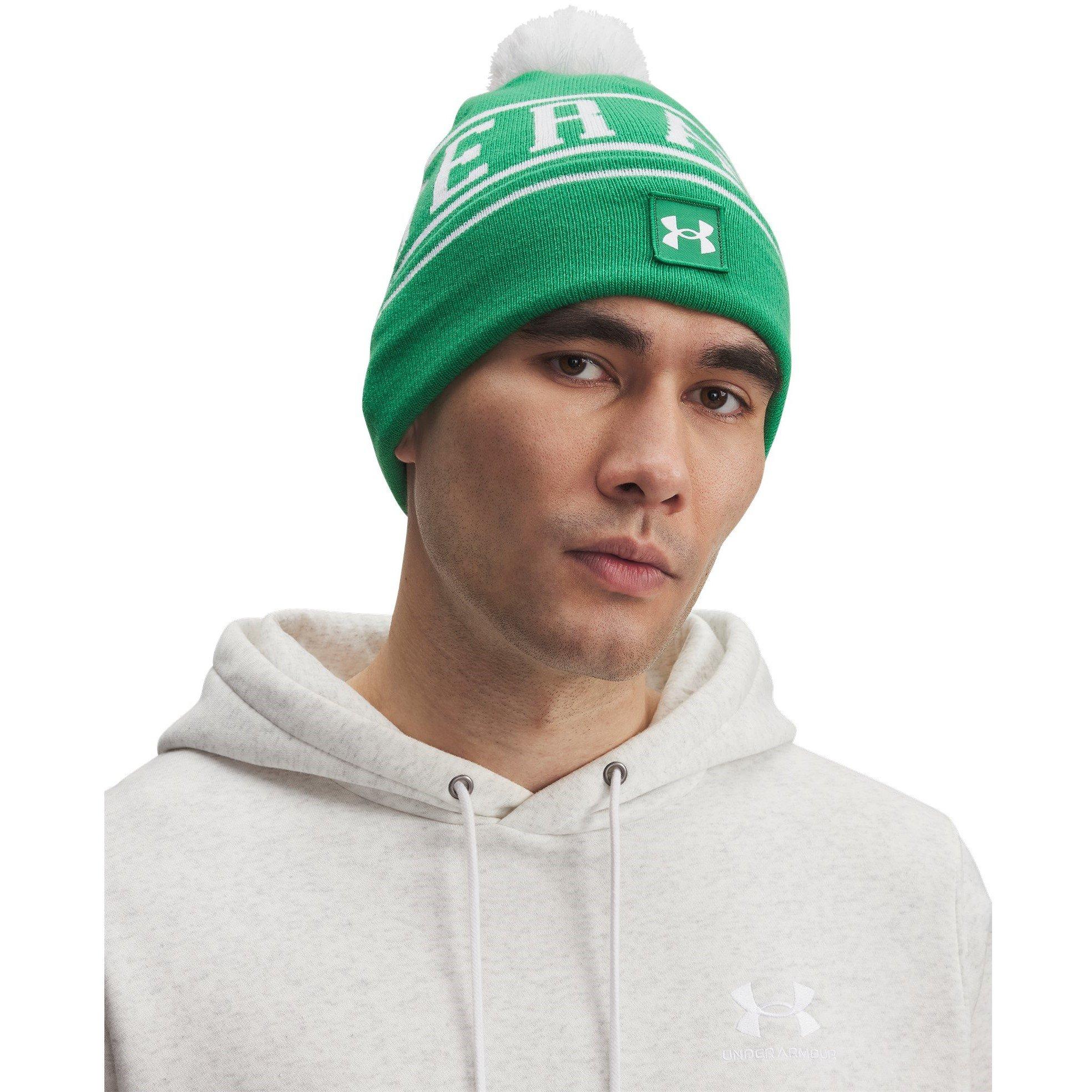 Team Kelly Grn - Under Armour - Men's Halftime Pom Beanie - 3