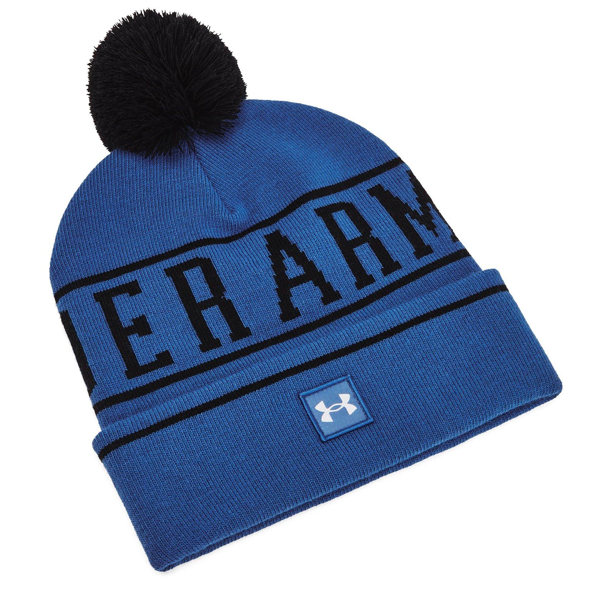 Under Armour Men's Halftime Pom Beanie - Blue - Mens