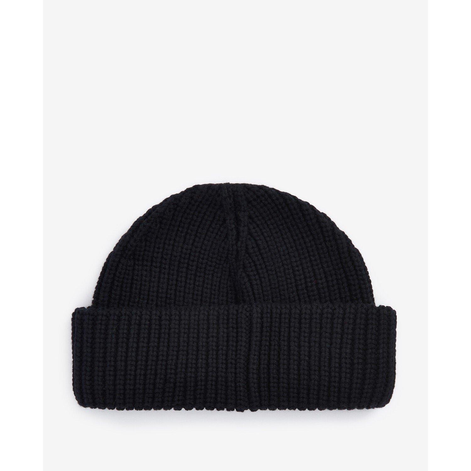 Black - Barbour - Mosely Fisherman Beanie - 3