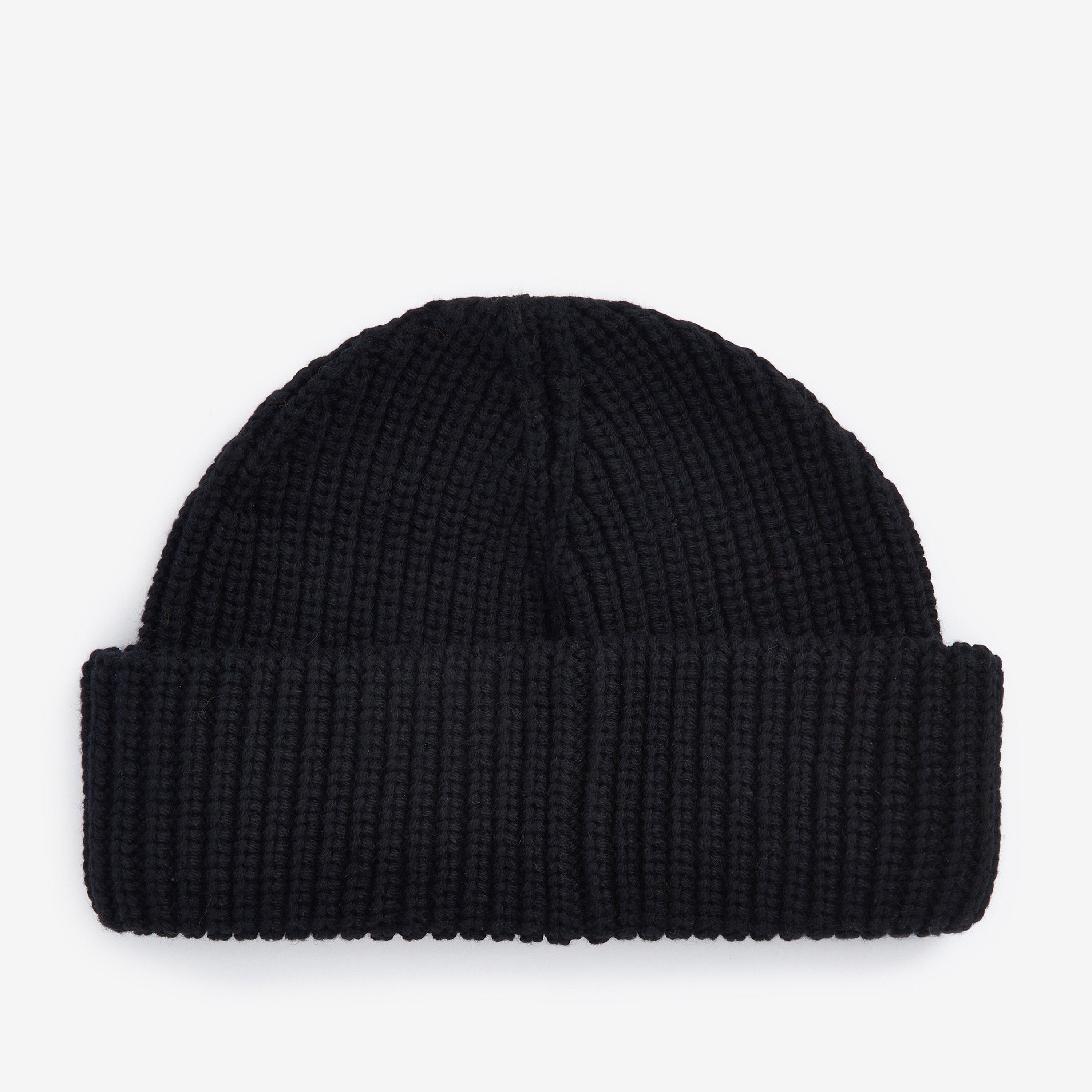 Black - Barbour - Mosely Fisherman Beanie - 3