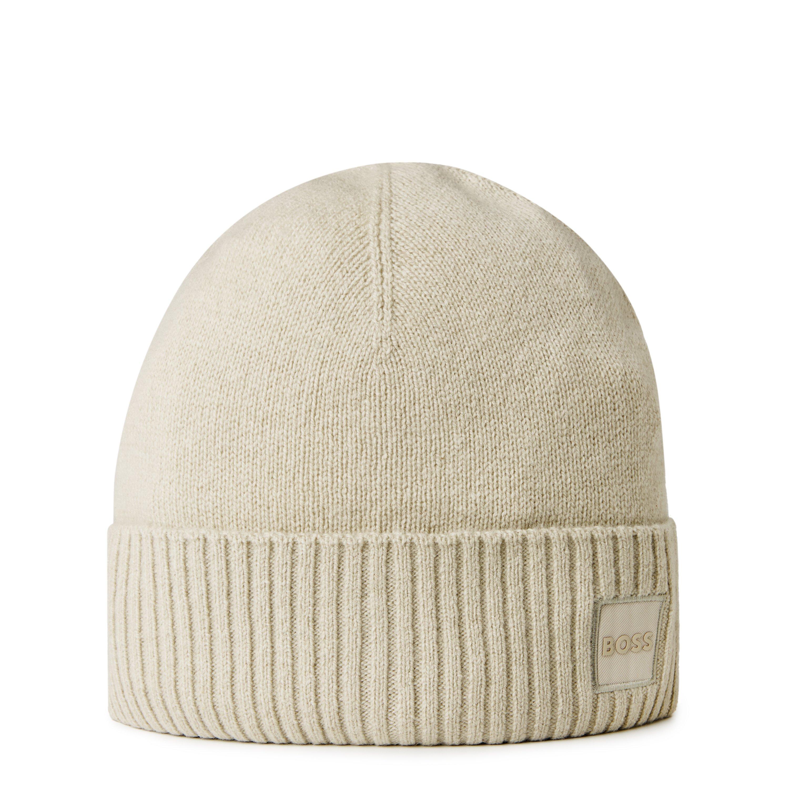 Beige 271 - Boss - Men's Akaio Ribbed Knit Beanie - 4