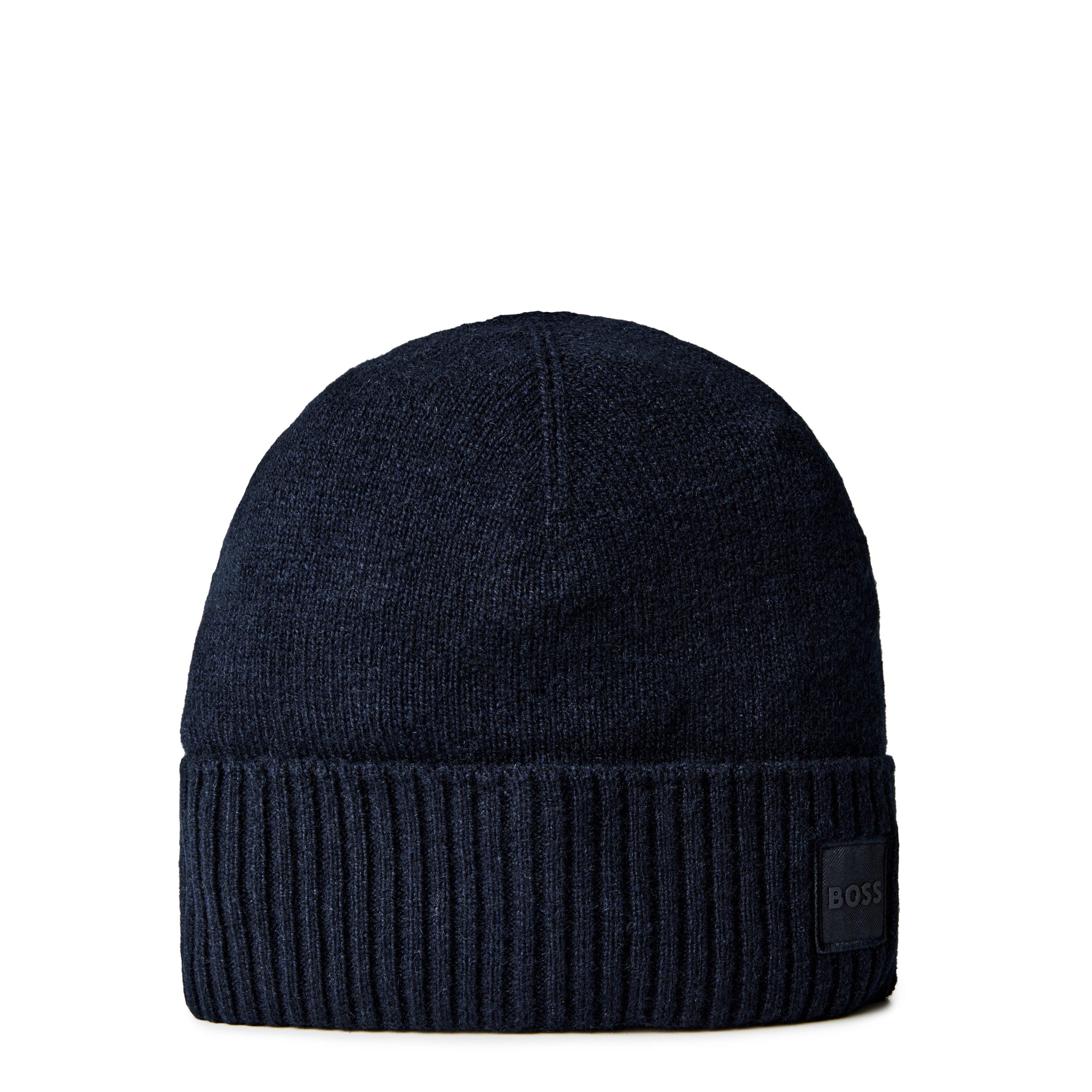 Blue 404 - Boss - Men's Akaio Ribbed Knit Beanie - 1