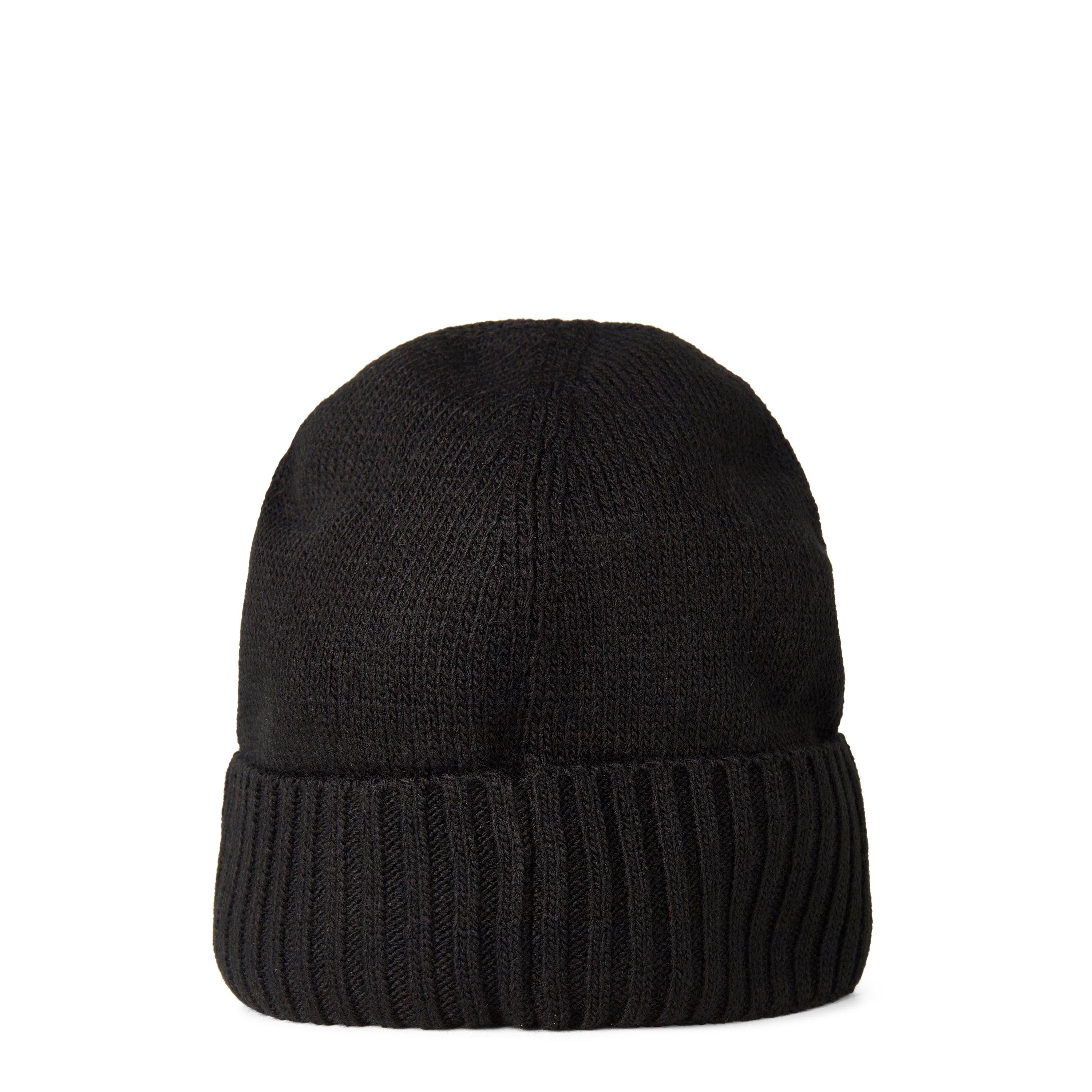 Zwart 001 - Boss - Men's Asport Ribbed Trim Beanie - 3
