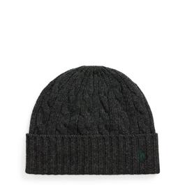 Polo Ralph Lauren Cable Knit Merino Wool-Blend Beanie