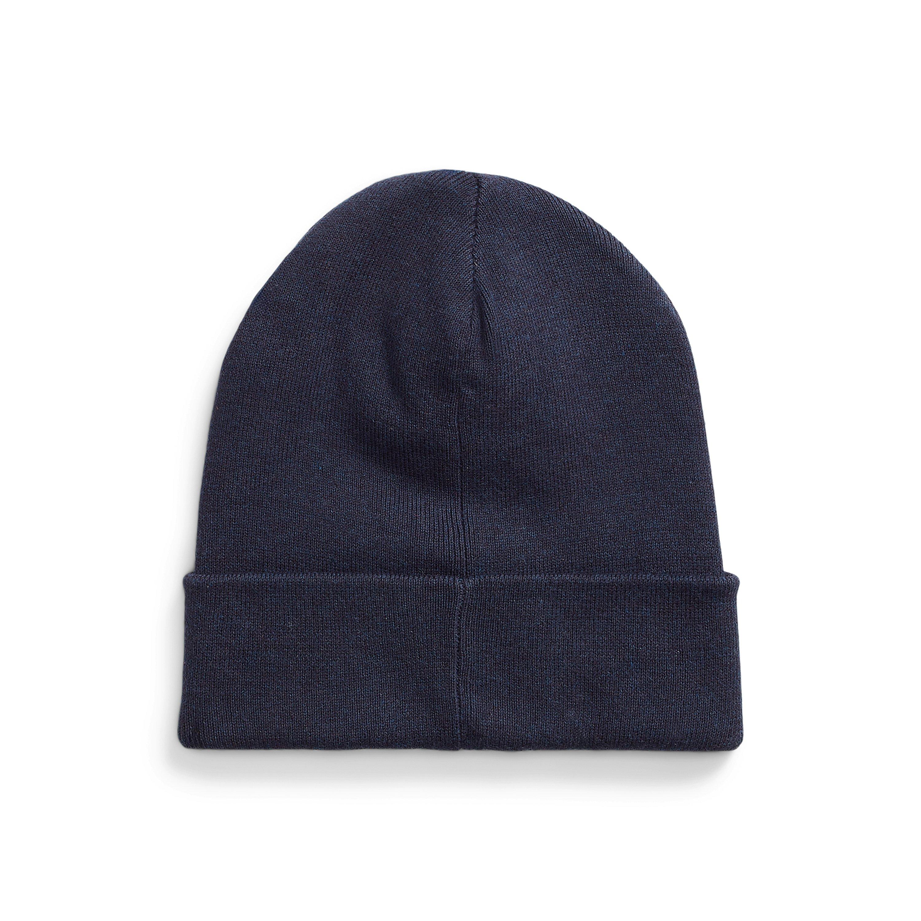 Navy Heather - Polo Ralph Lauren - Combed Cotton Beanie - 2