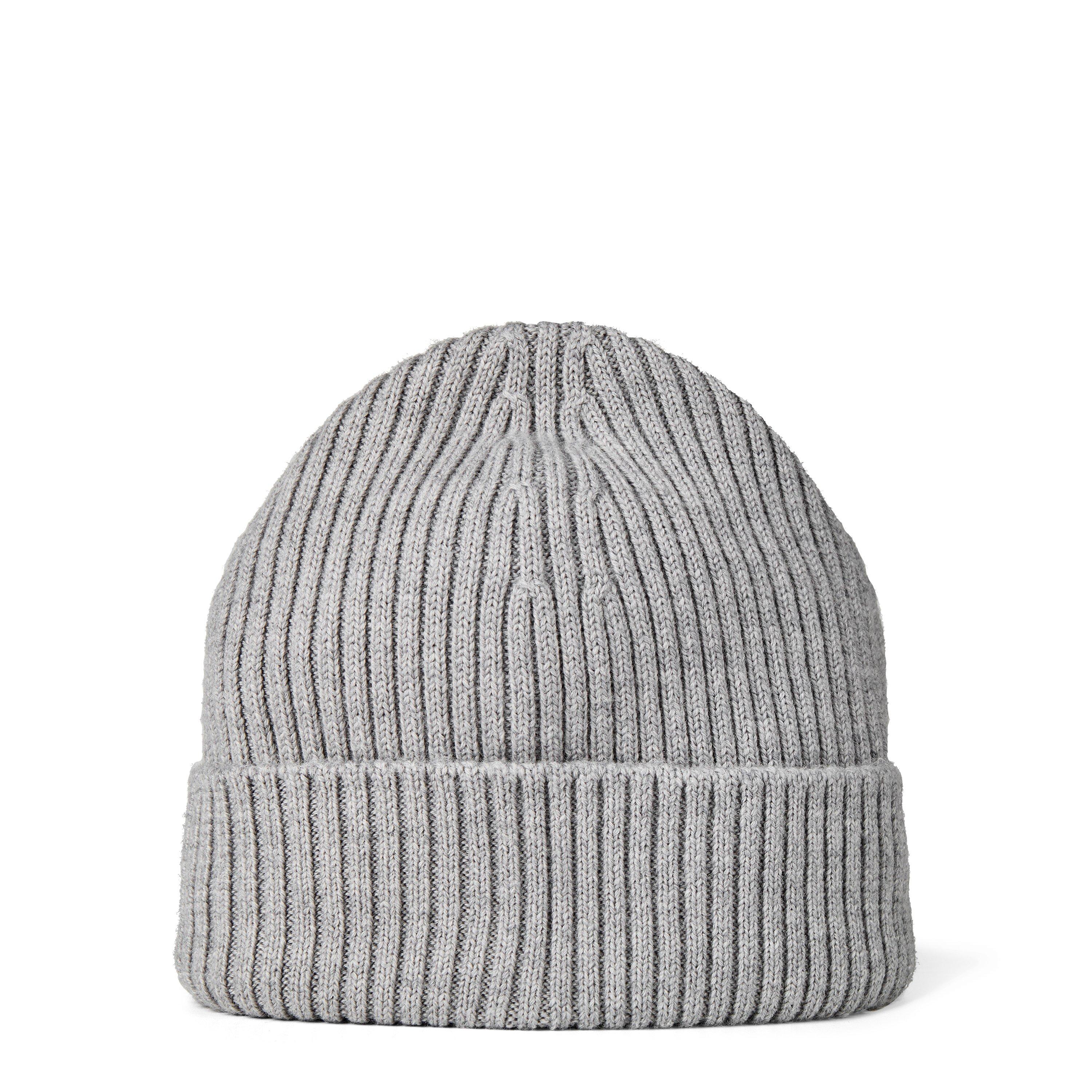 Grey YRD - Lacoste - Men's Ribbed Knitted Beanie - 3
