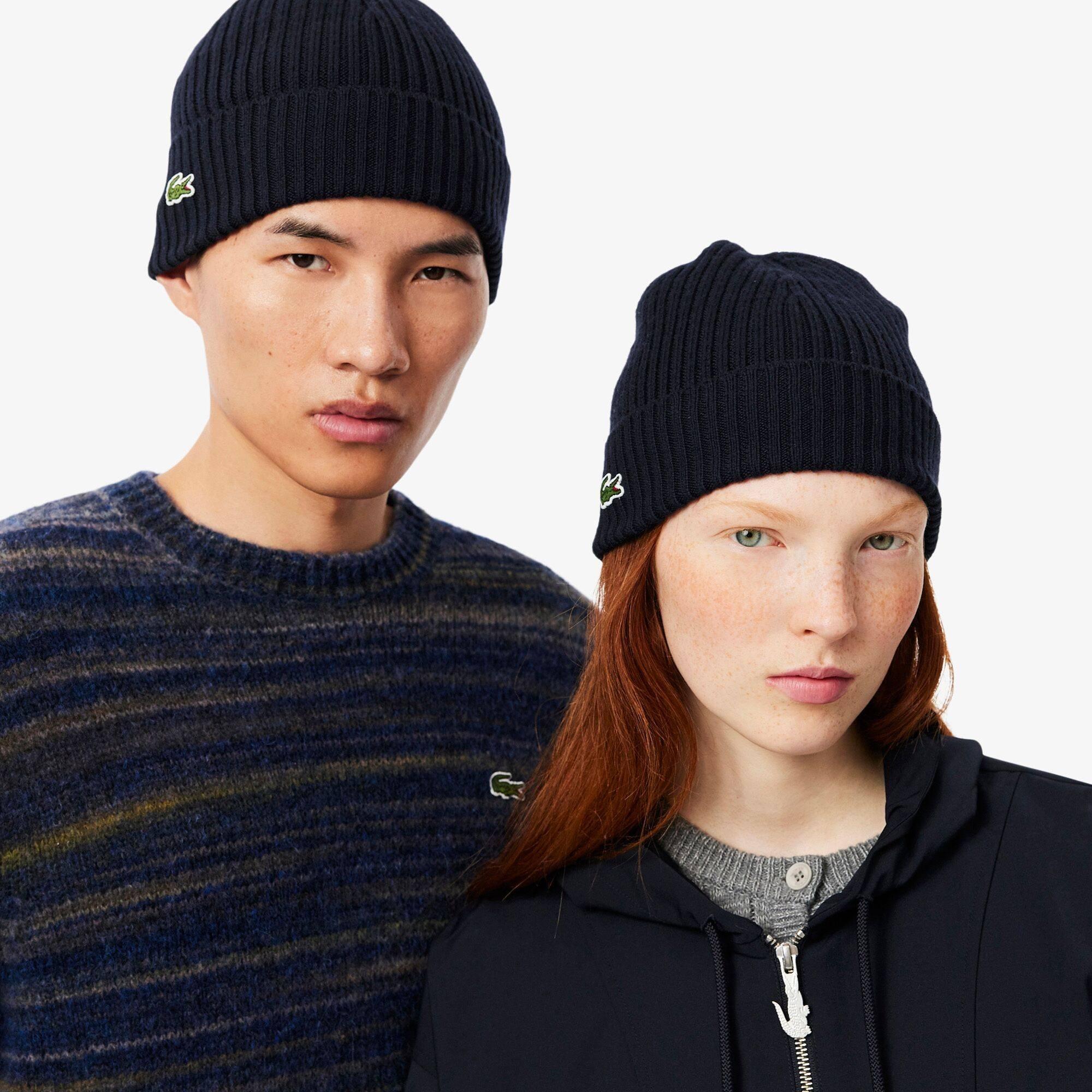 Mornarsko plava 166. - Lacoste - Mens Knitted Beanies - 3