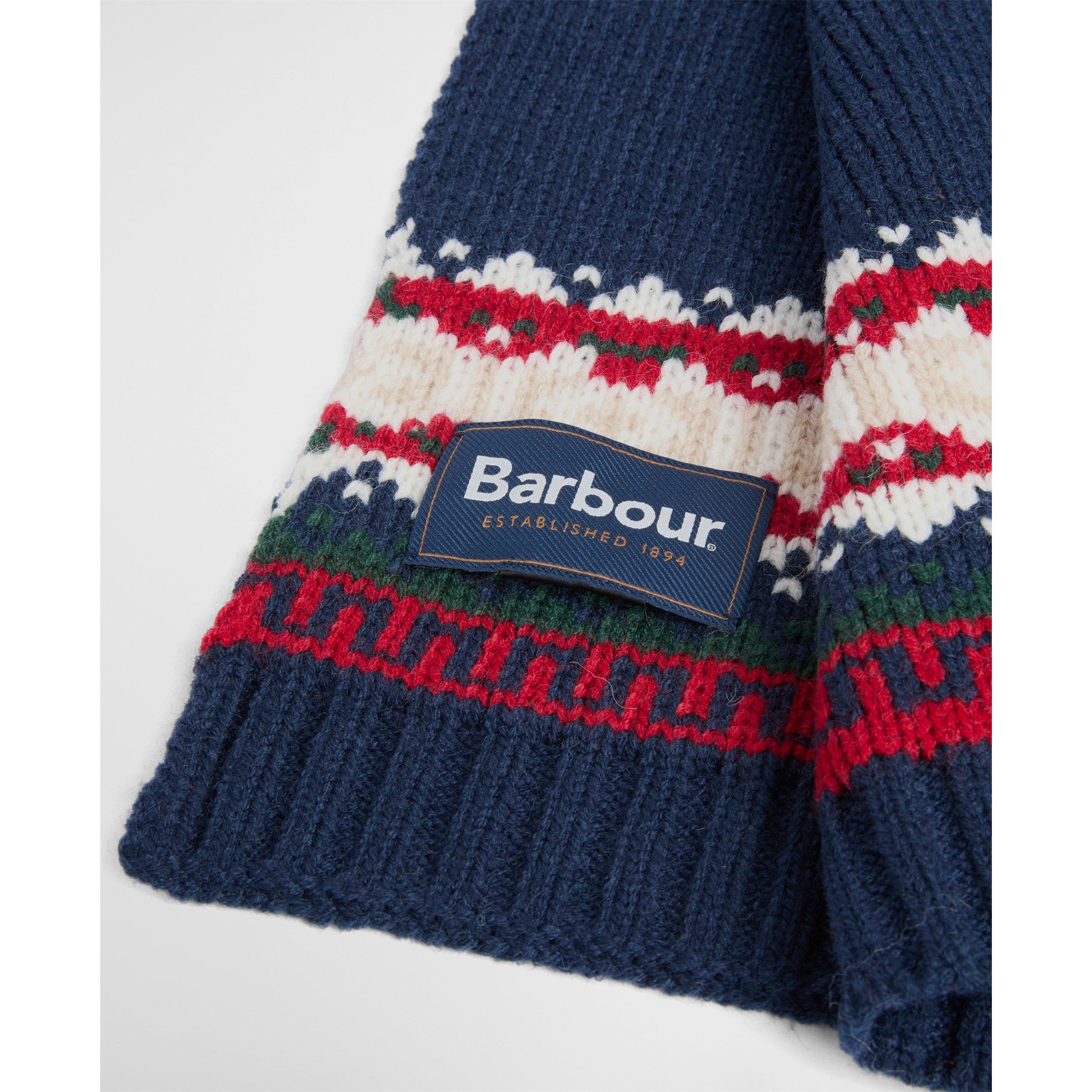 Evergreen - Barbour - Kane Knitted Beanie & Scarf Set - 5
