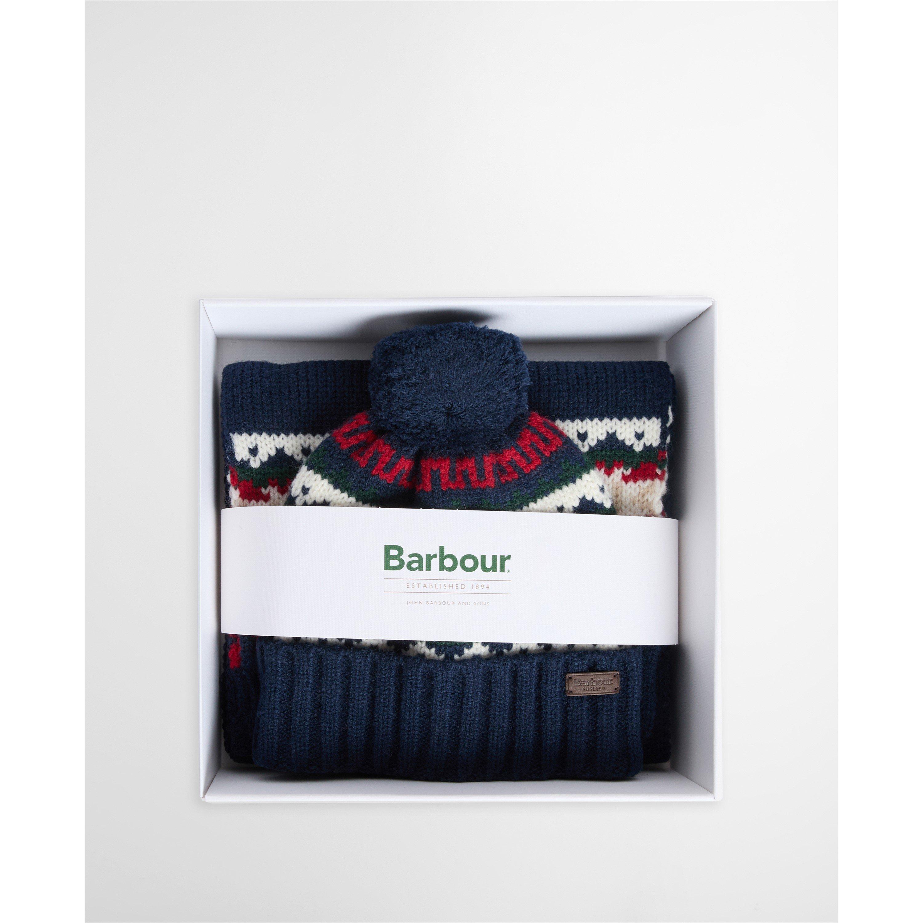 Evergreen - Barbour - Kane Knitted Beanie & Scarf Set - 6