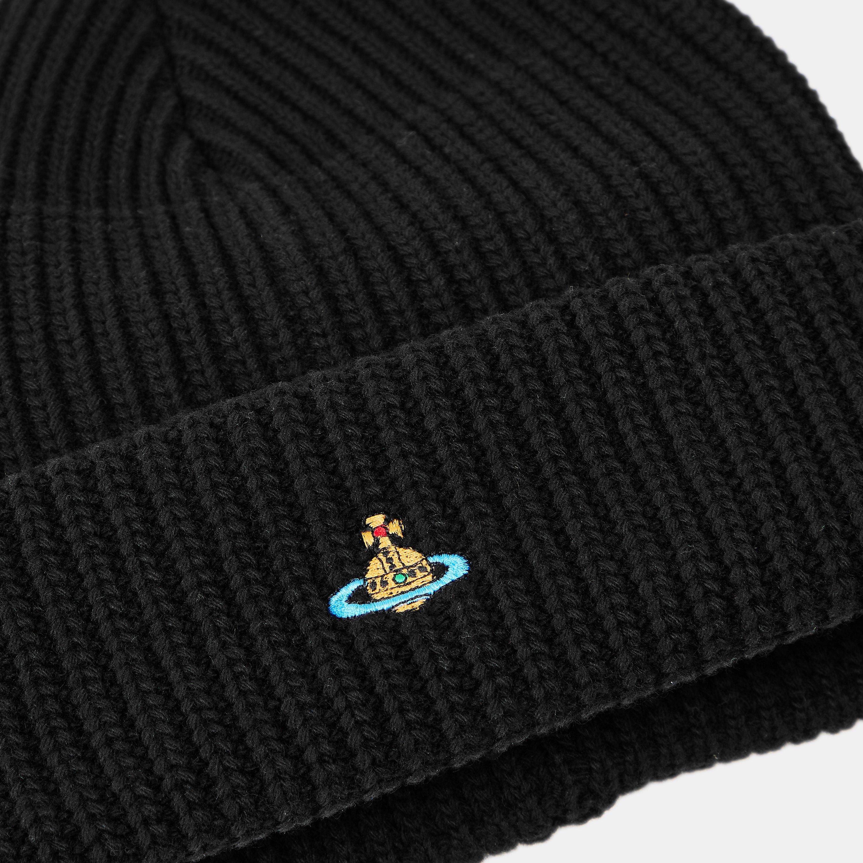 Black - Vivienne Westwood - Men's Viv Sport Beanies - 4