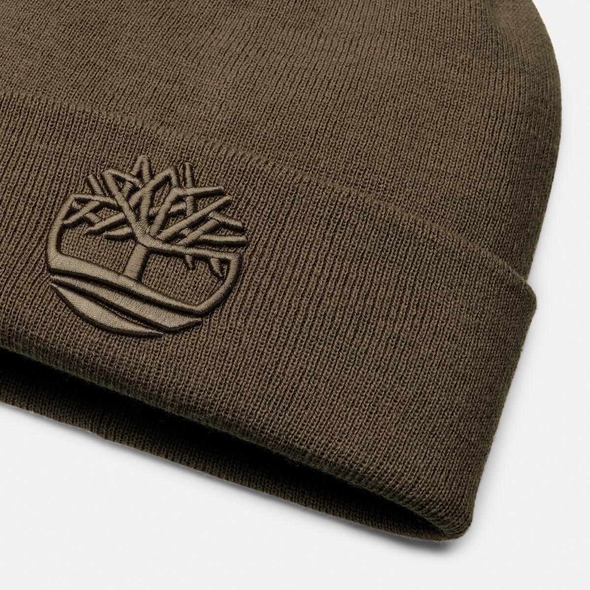 Choco Chip - Timberland - Men's Logo Ribbed Soft-Touch Beanie - 2