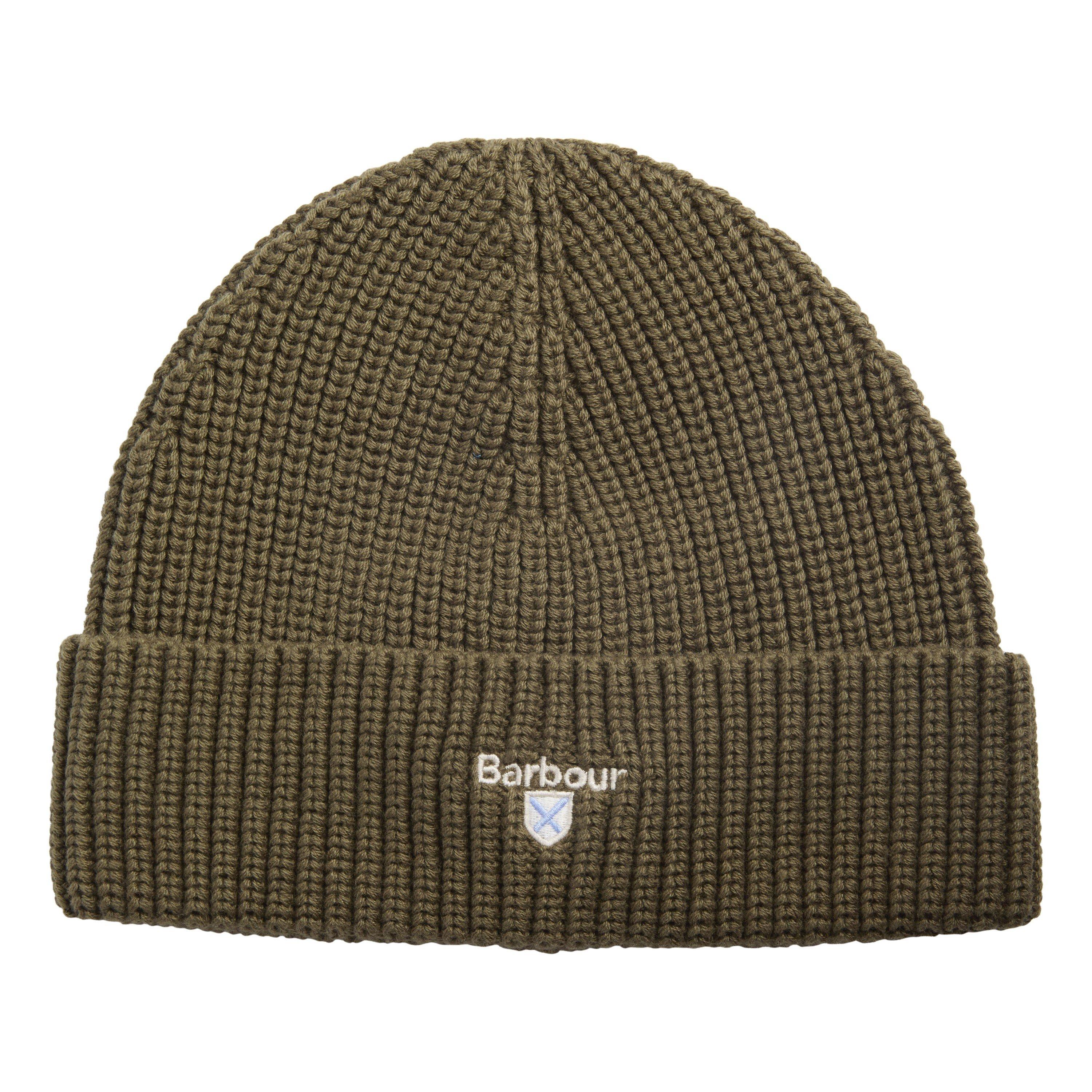 Olive - Barbour - Cascade Wool-Cotton Blend Beanie - 3