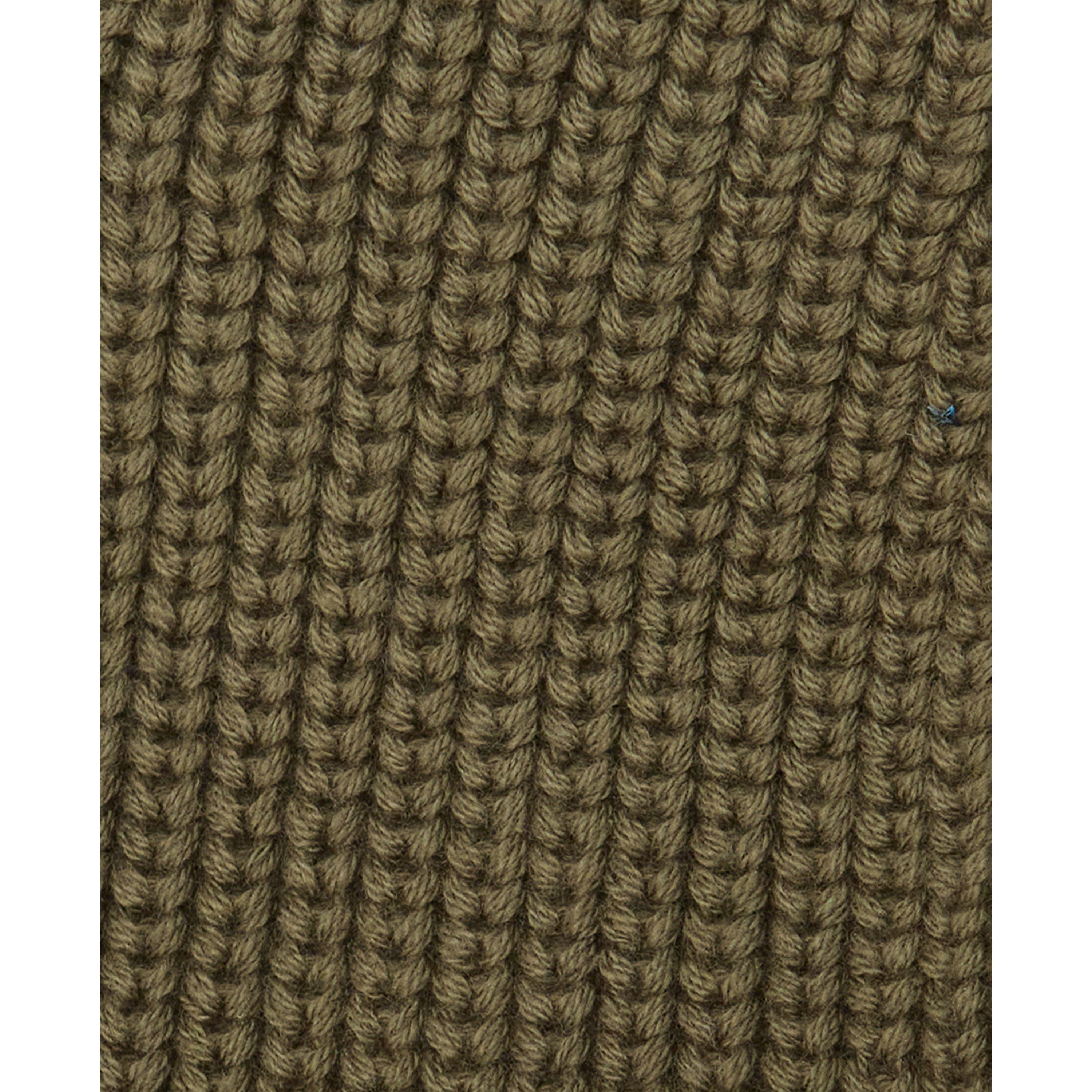 Olive - Barbour - Cascade Wool-Cotton Blend Beanie - 5