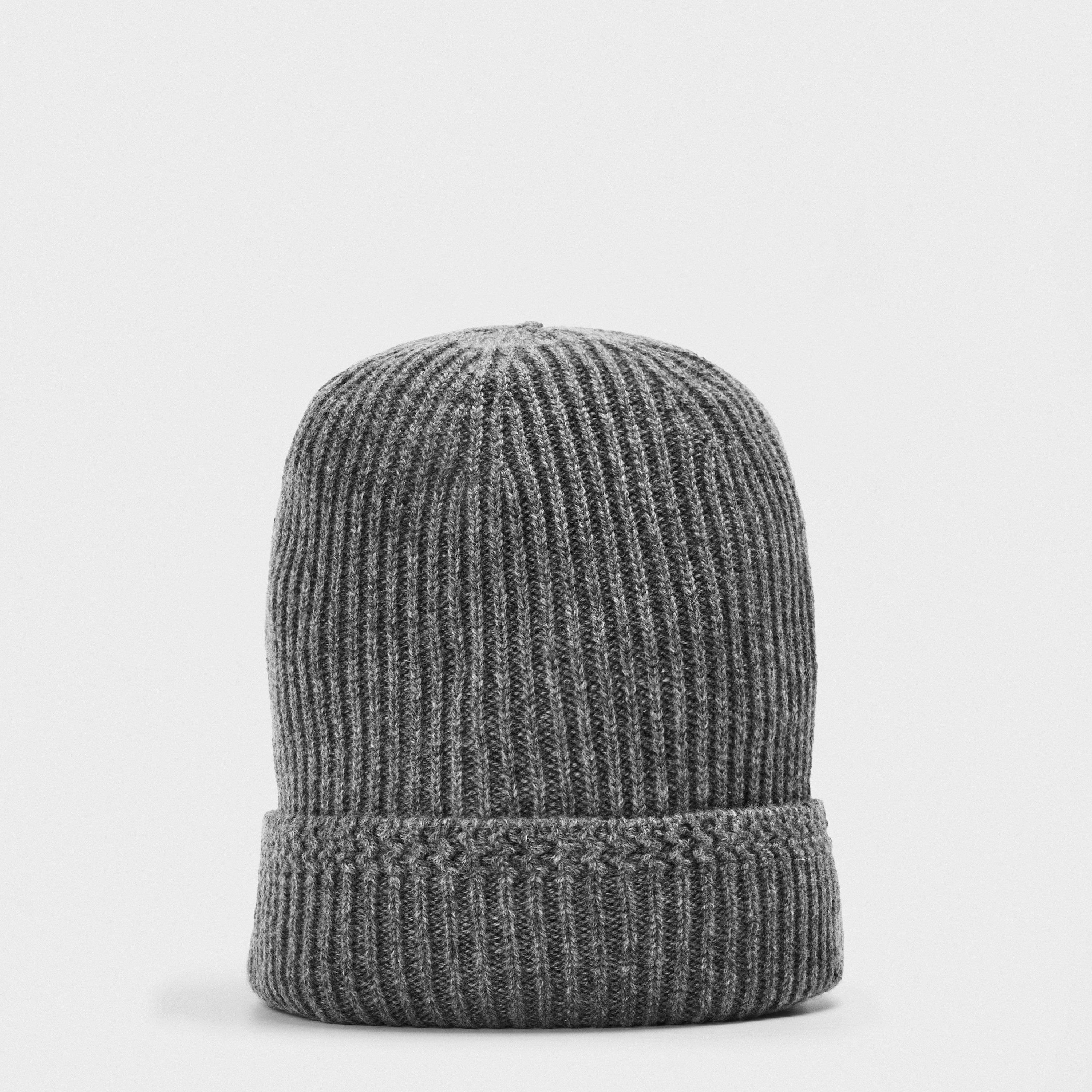 Light Charcoal - Tom Ford - Men's Beanie - 2