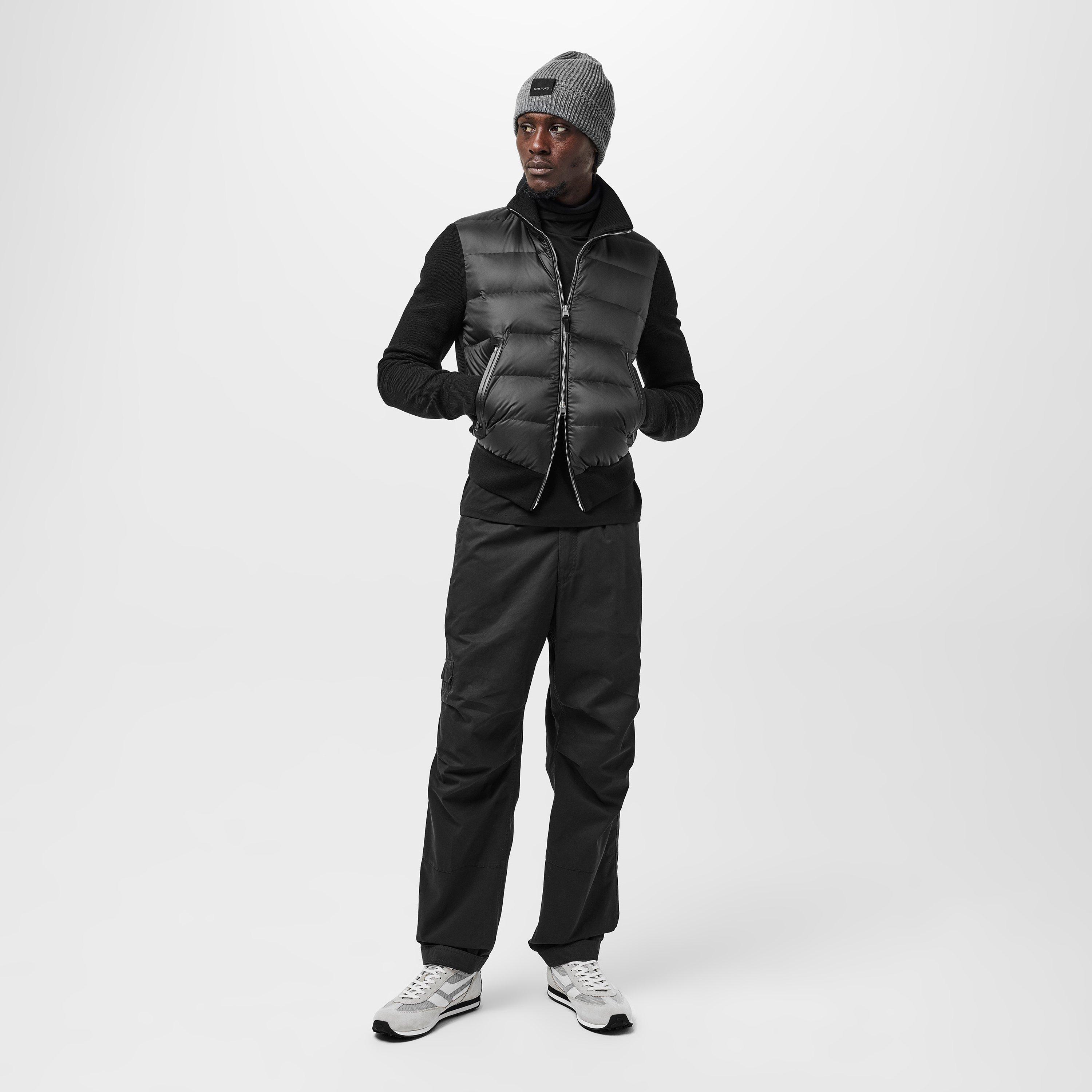 Light Charcoal - Tom Ford - Men's Beanie - 5