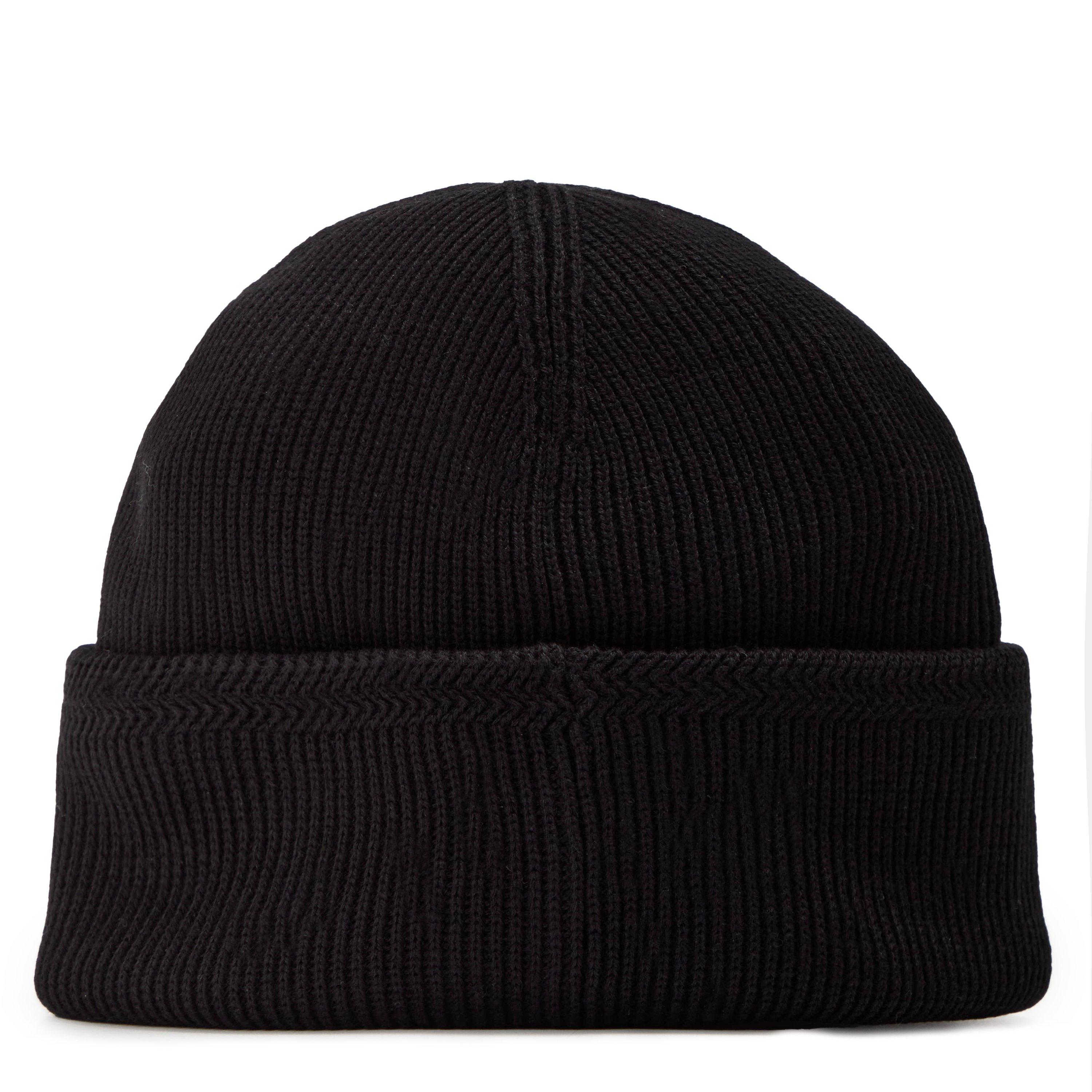 Black V0029 - Stone Island - Men's Patch Beanie - 2