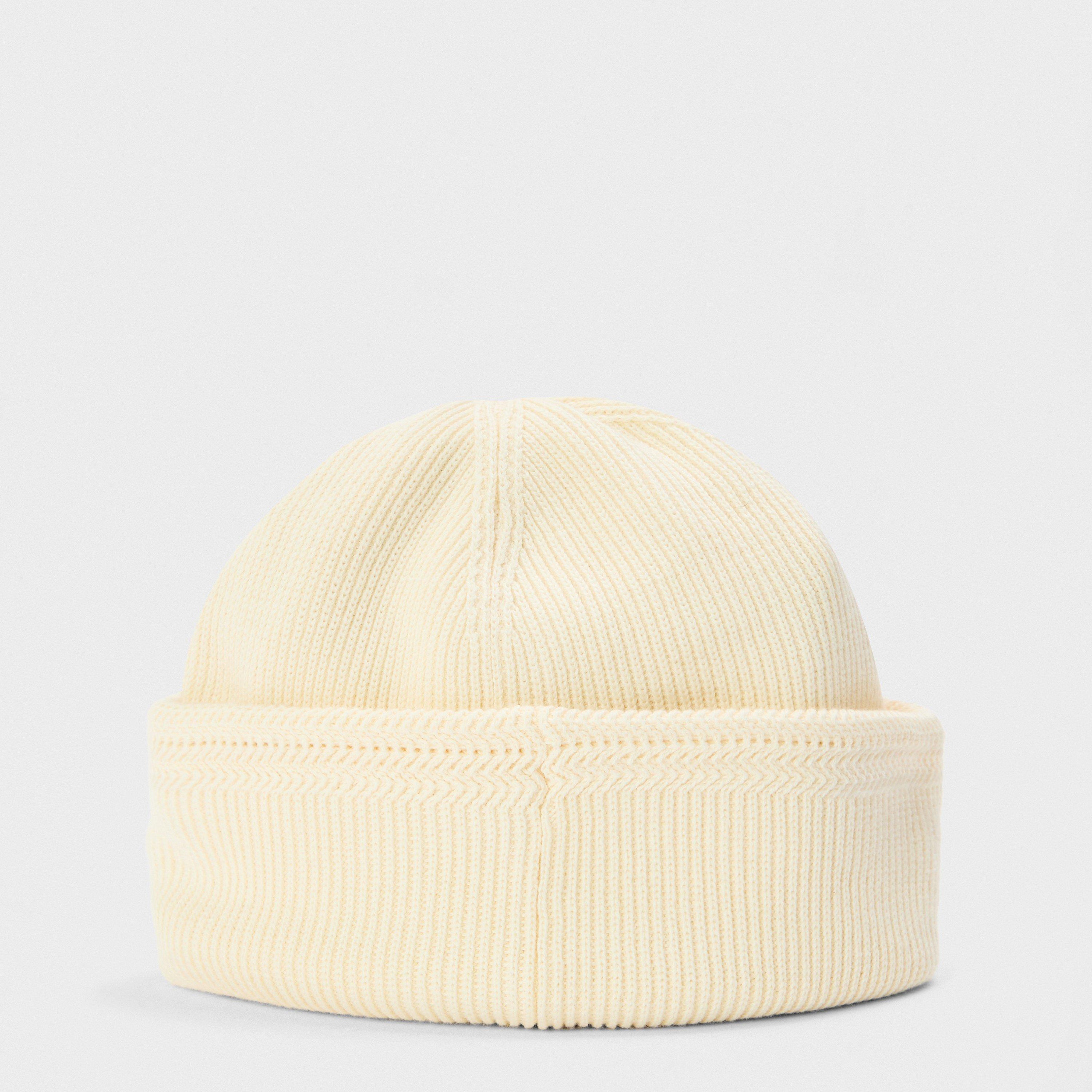 Ivory V0093 - Stone Island - Men's Patch Beanie - 2
