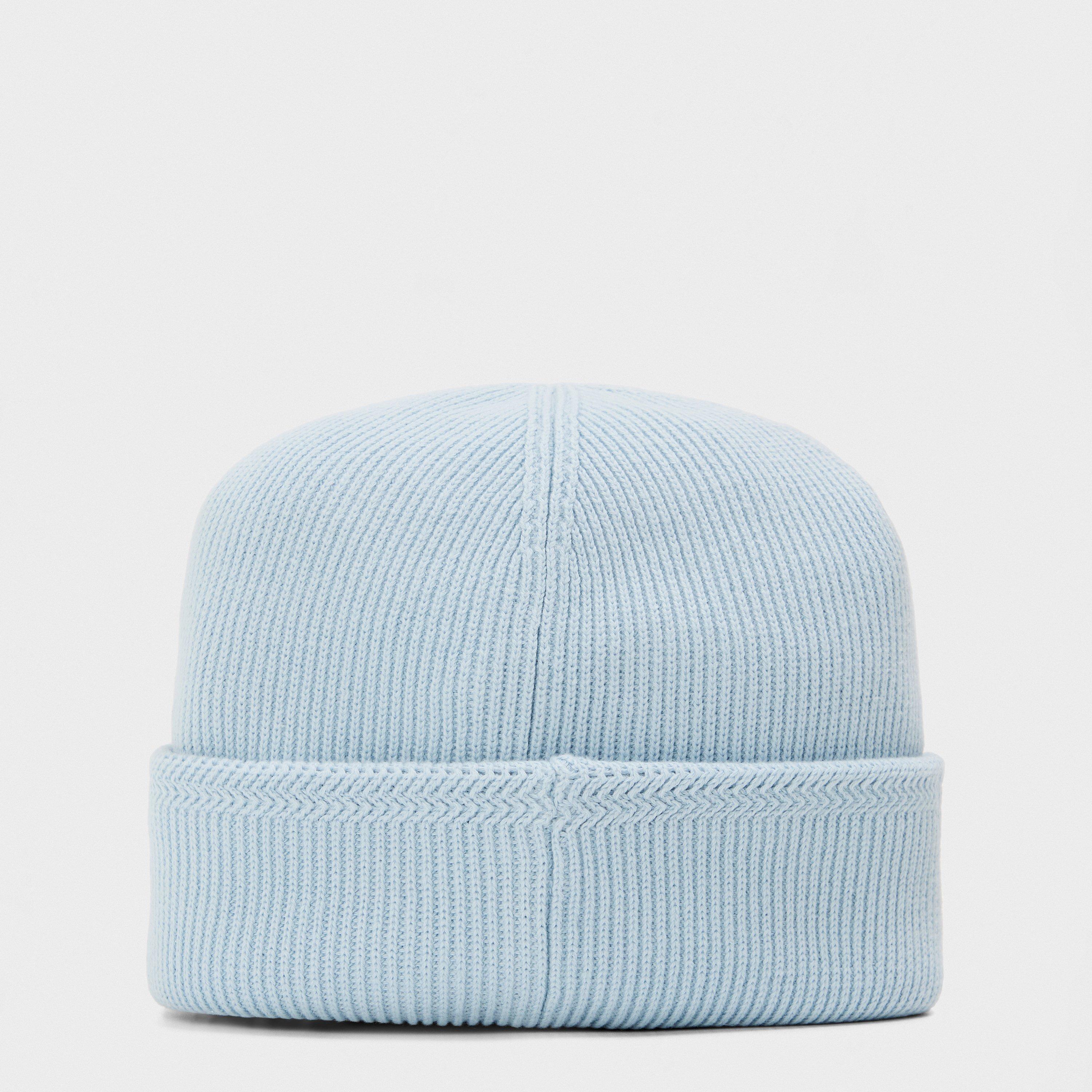 Sky Blue V0041 - Stone Island - Men's Patch Beanie - 2