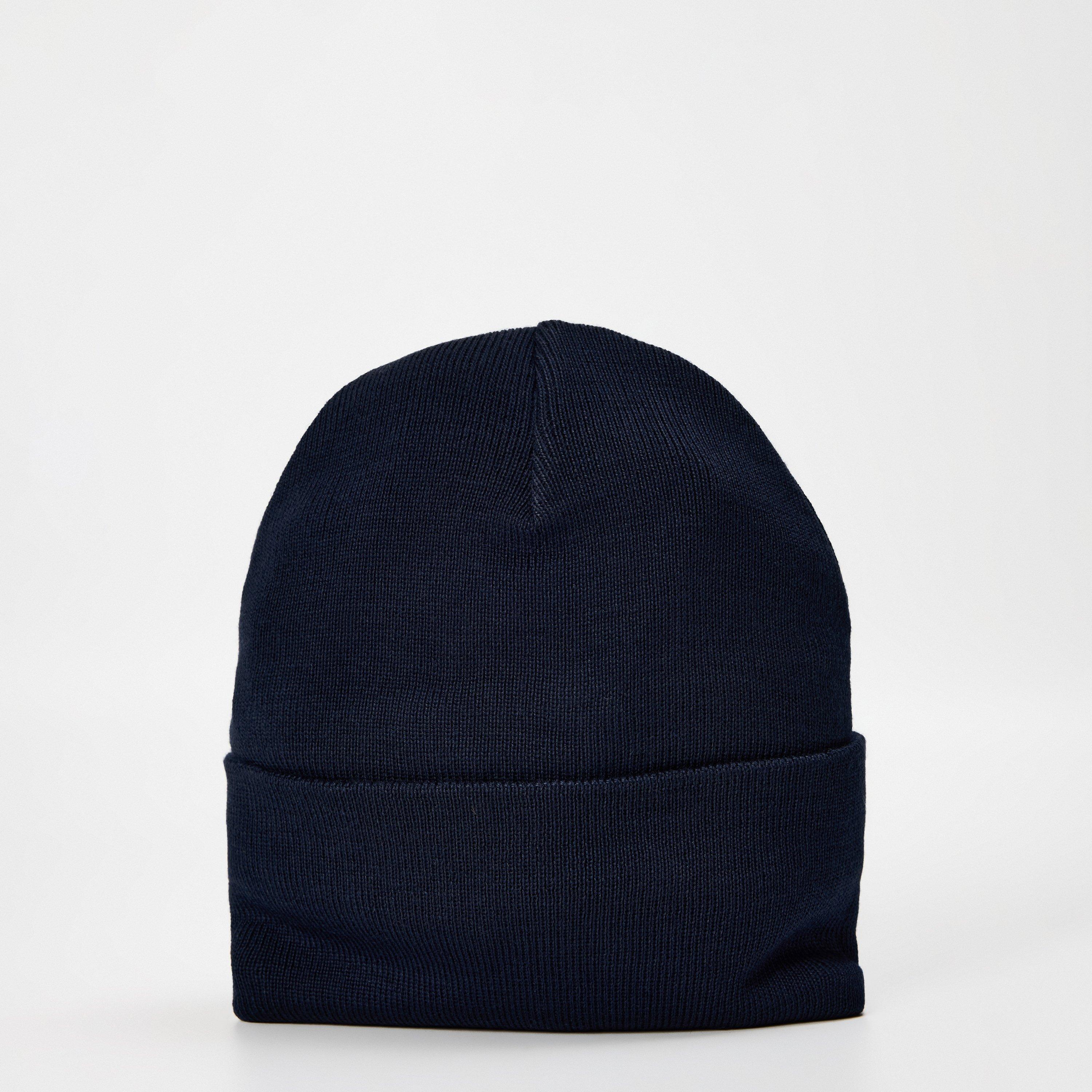 Navy 778 - Moncler Grenoble - Men's Logo Ribbed Knit Cuffed Beanie - 2