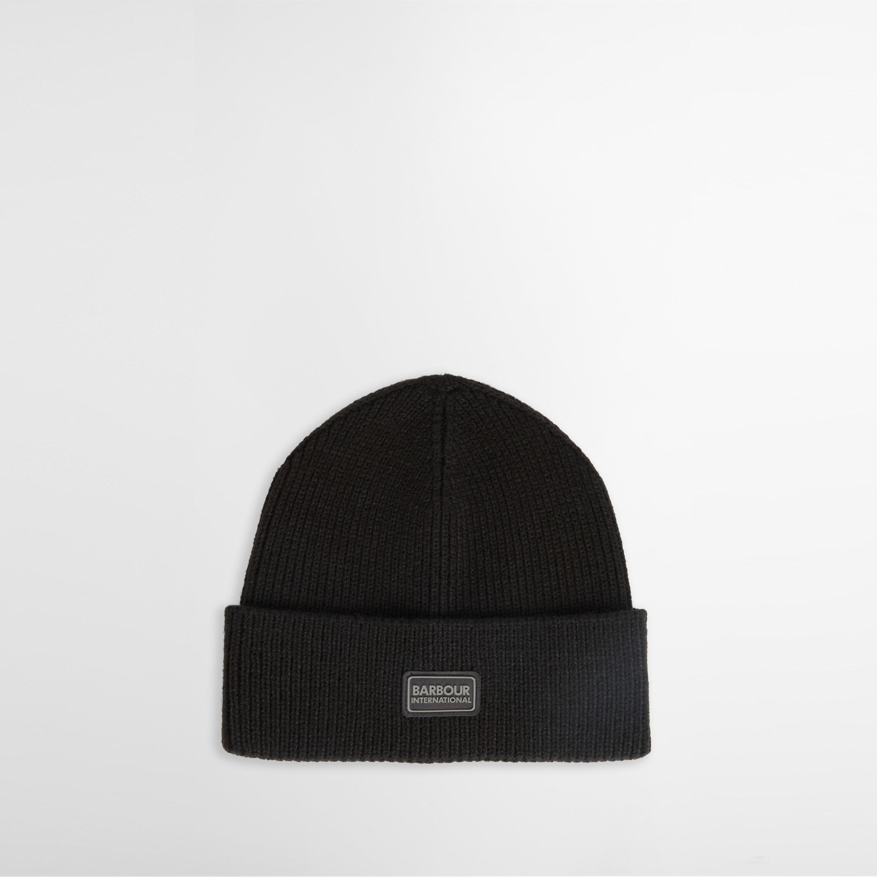 Black - Barbour International - Men's Sweeper Legacy Beanie and Scarf Gift Set - 2