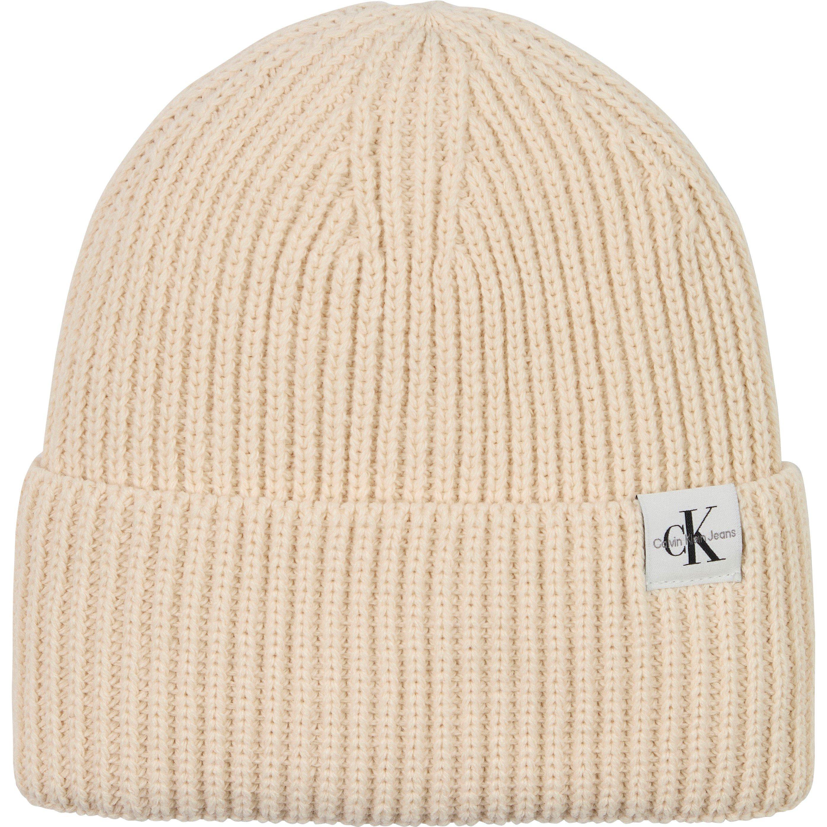 Calvin Klein Jeans  Kids Ribbed Beanie - Whitecap Gray - Sml/Med