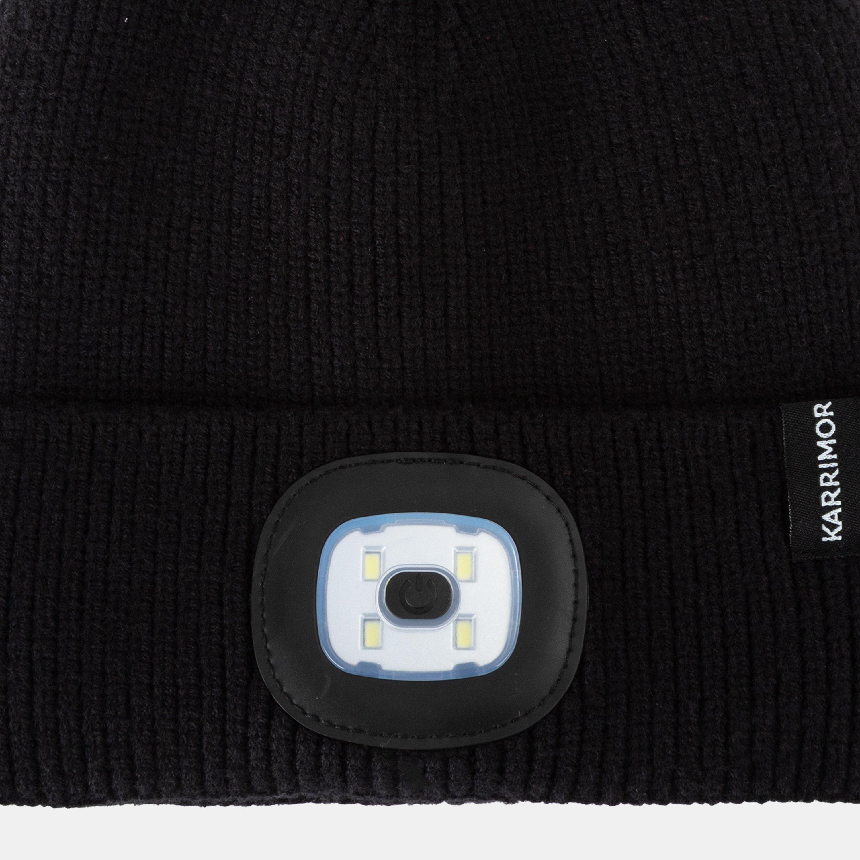 Black - Karrimor - LED Beanie Hat Mens - 6