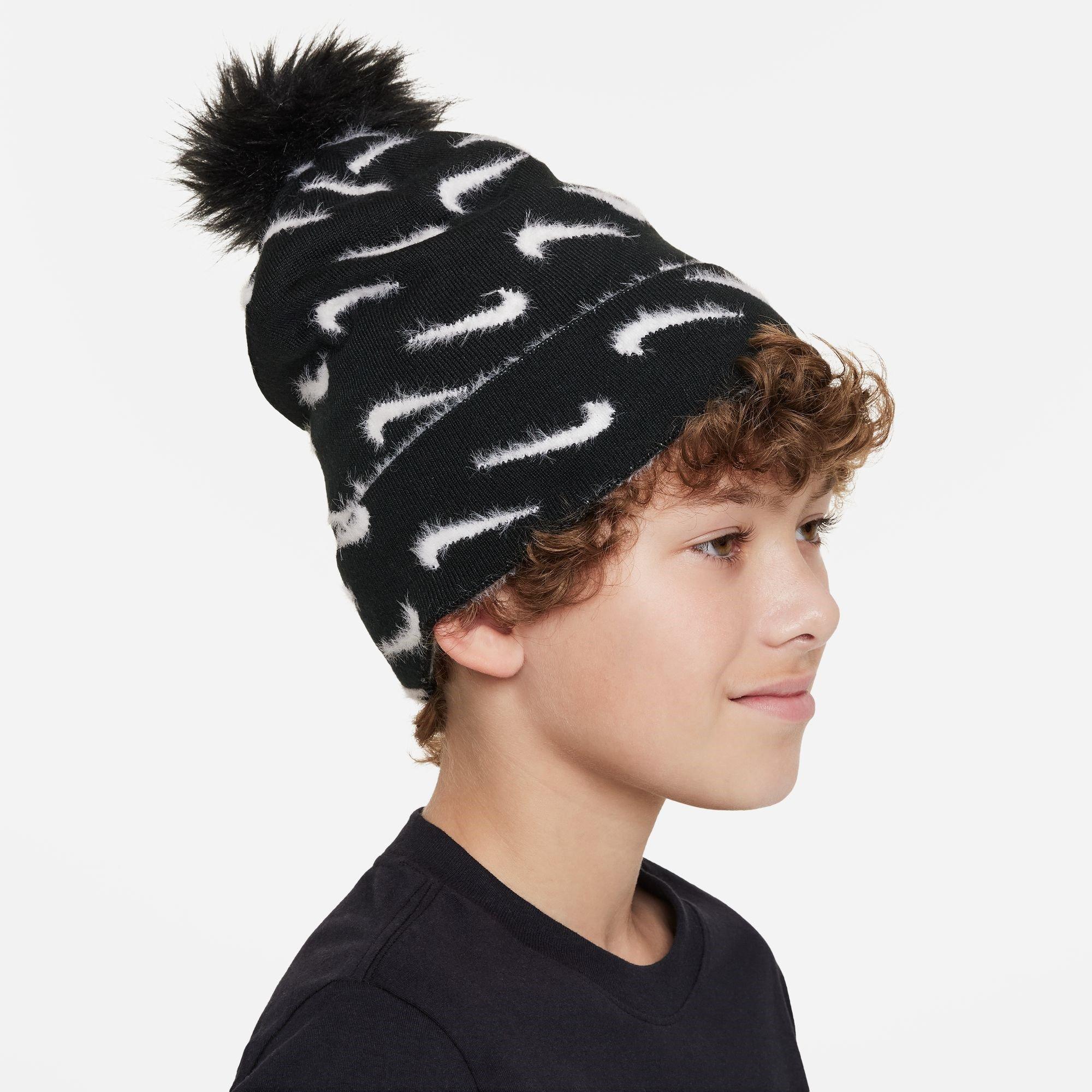 Nero - Nike - Peak Pom Beanie Juniors - 4