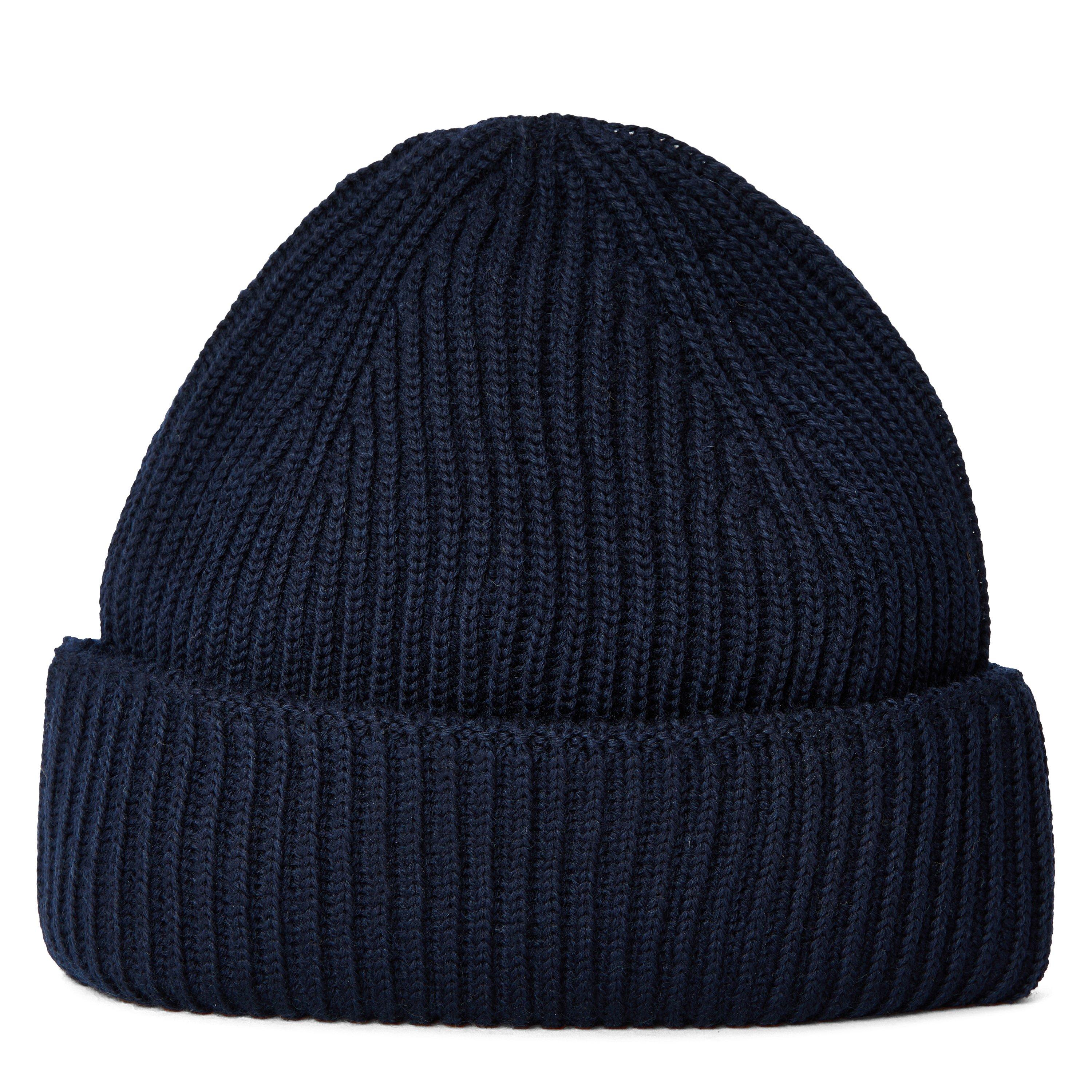 Classic Navy - Maison Kitsune - Men's Fox Hooded Large Beanie - 2