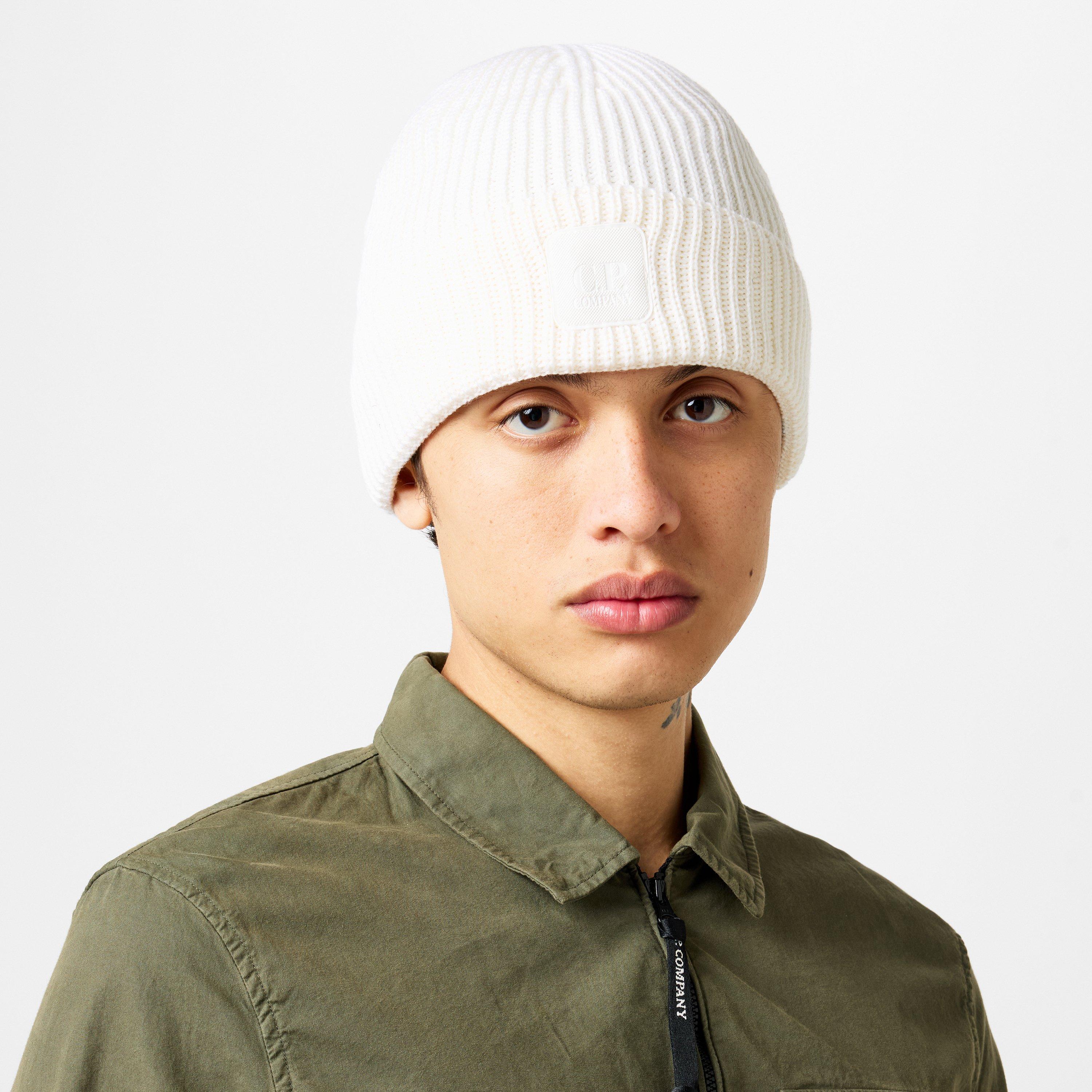 White 101 - CP Company Metropolis - Series Cotton Beanie - 2