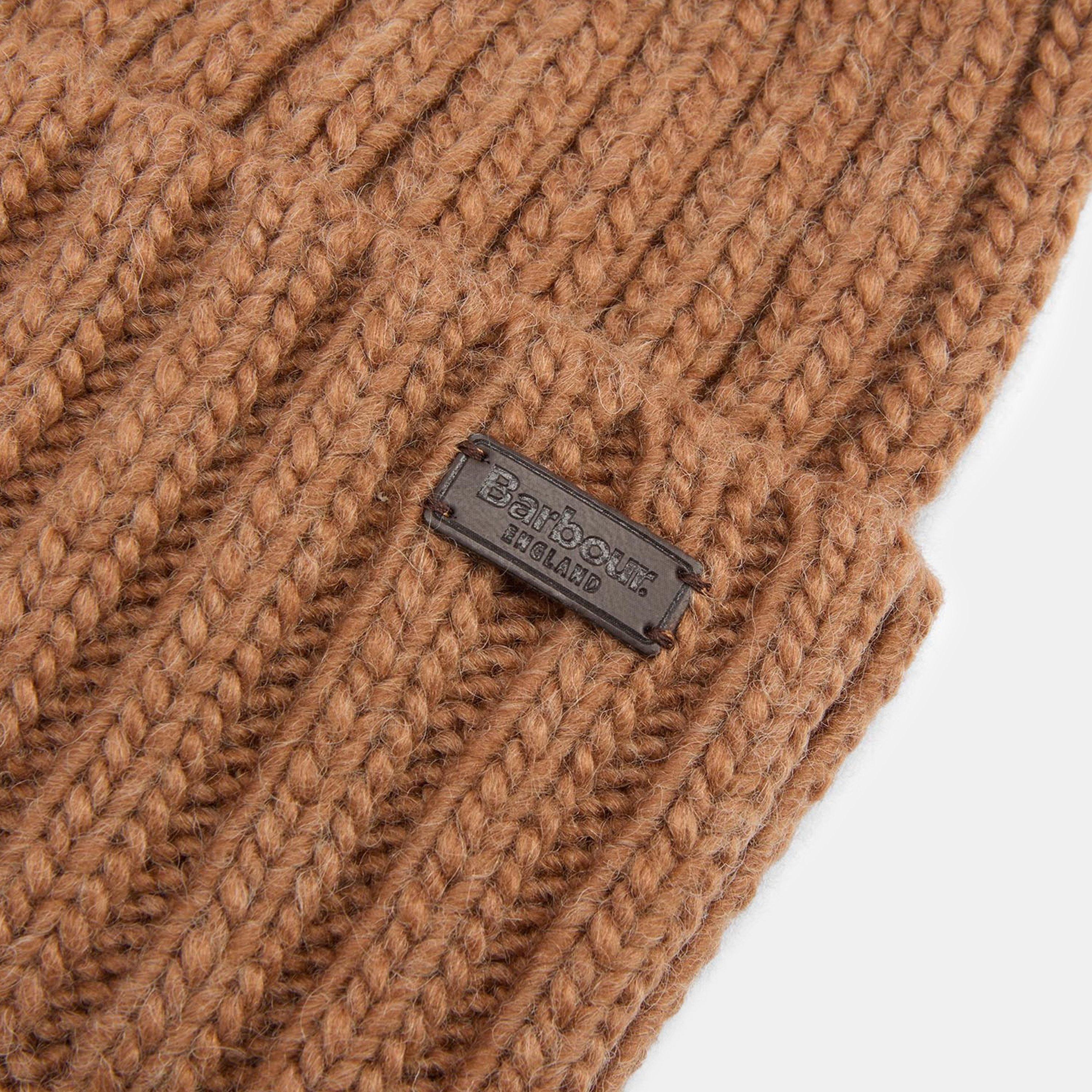 Sandstone - Barbour - Kelson Wool Mix Pom Beanie - 3