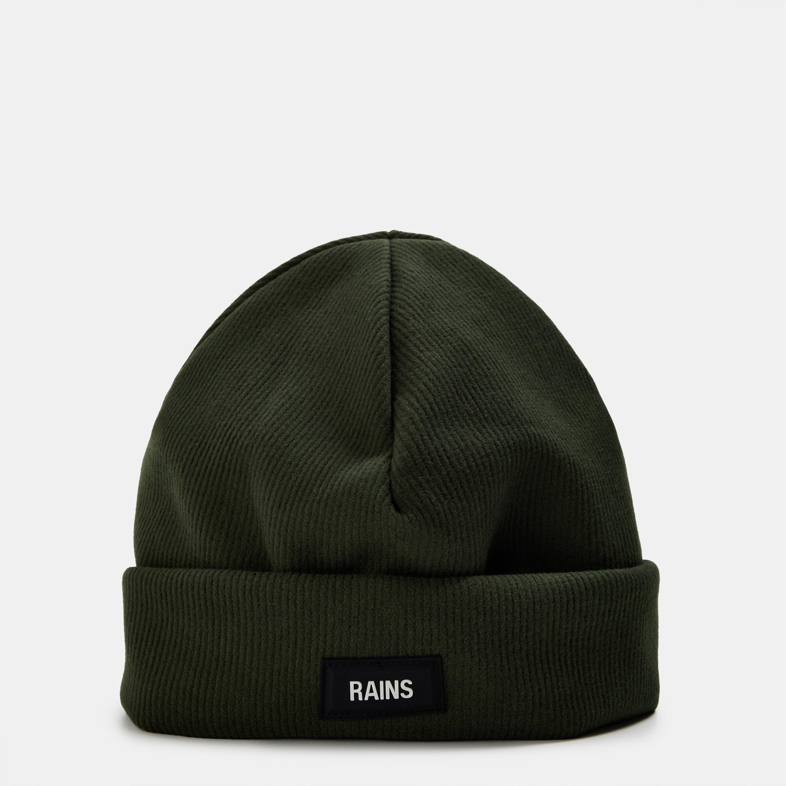 Green - Rains - Fleece Beanie - 1