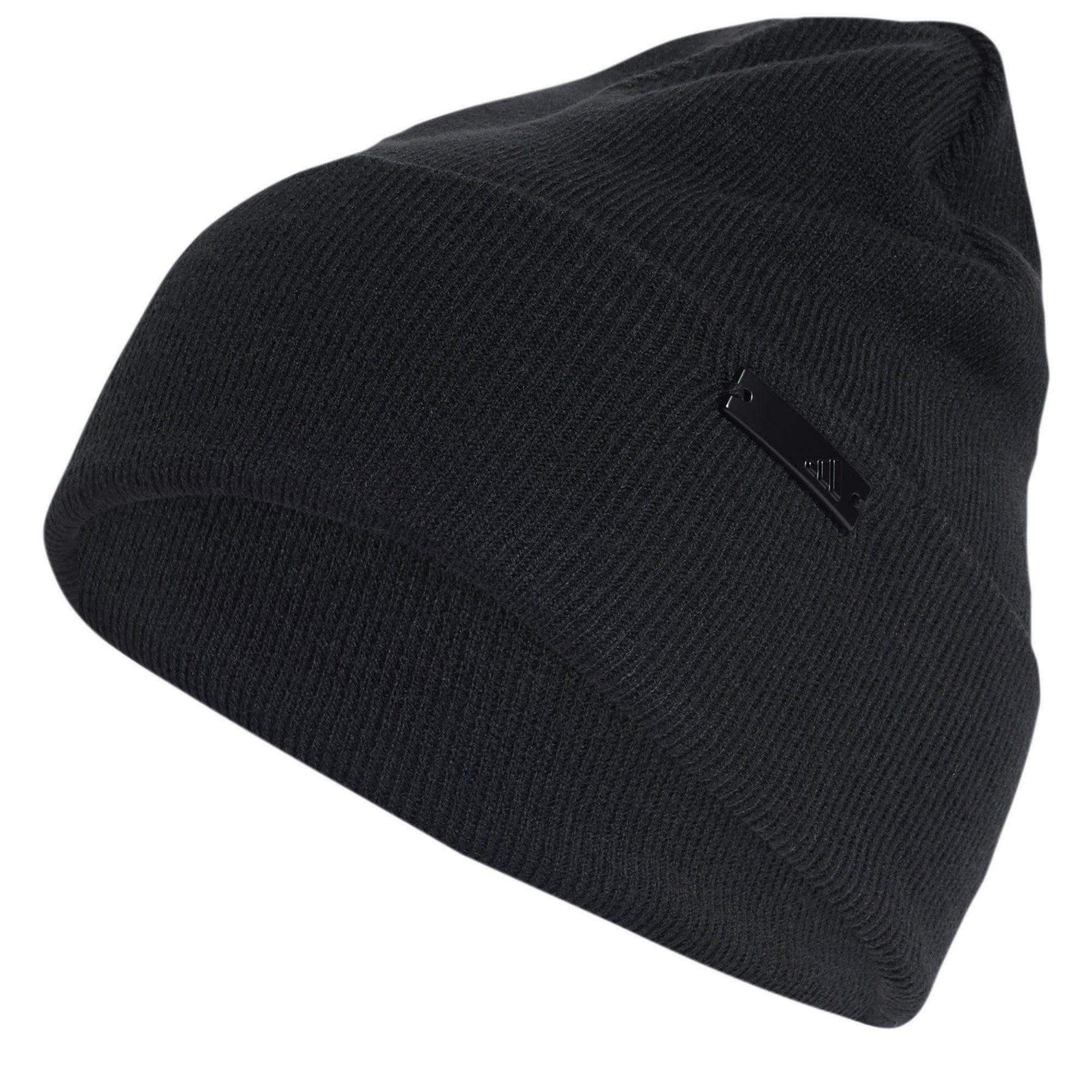 Black - adidas - Adults Metal Beanie - 1