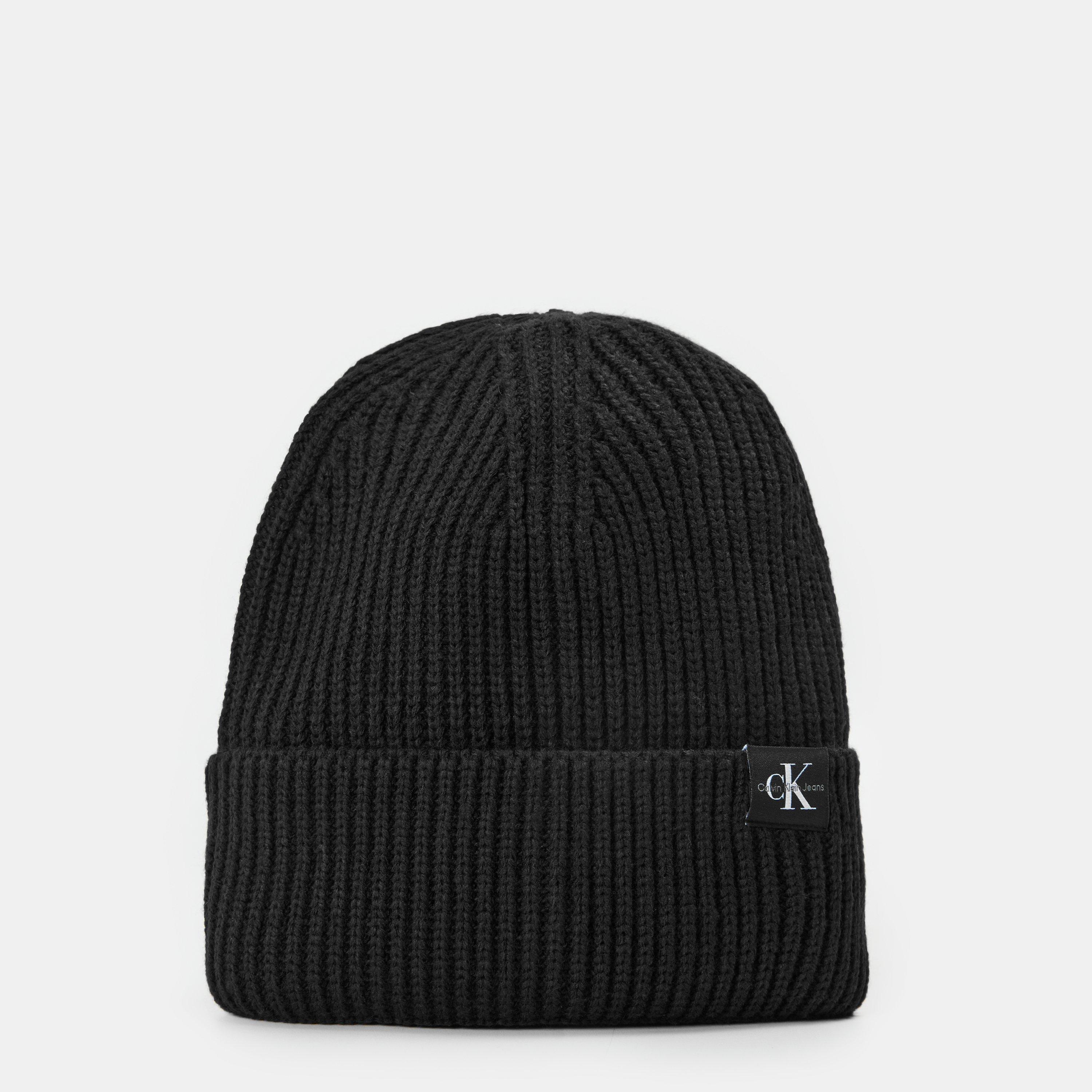 Calvin Klein Jeans  Kids Monogram Rib Beanie - Ck Black Beh - Junior
