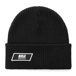 Societe Noir Woven Patch Beanie