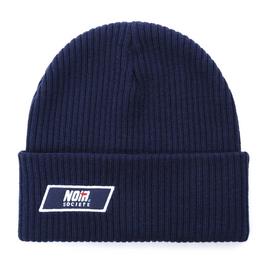 Societe Noir Woven Patch Beanie