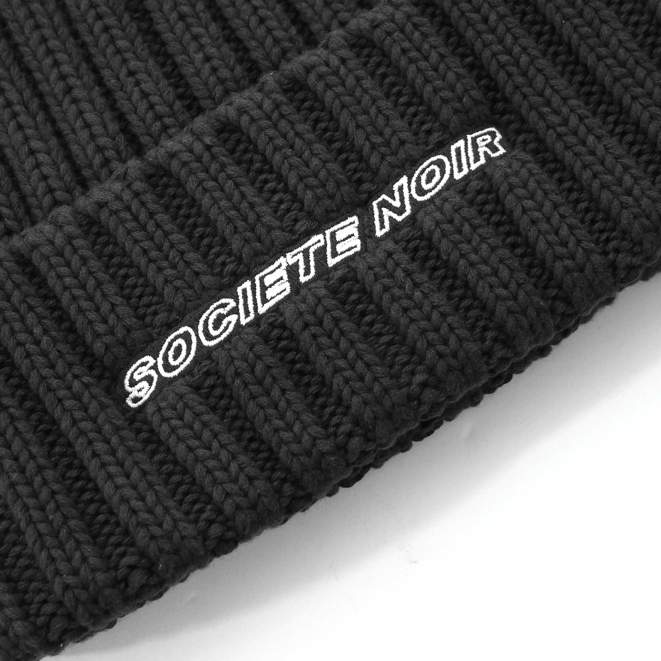 Sort - Societe Noir - Rib Beanie - 3