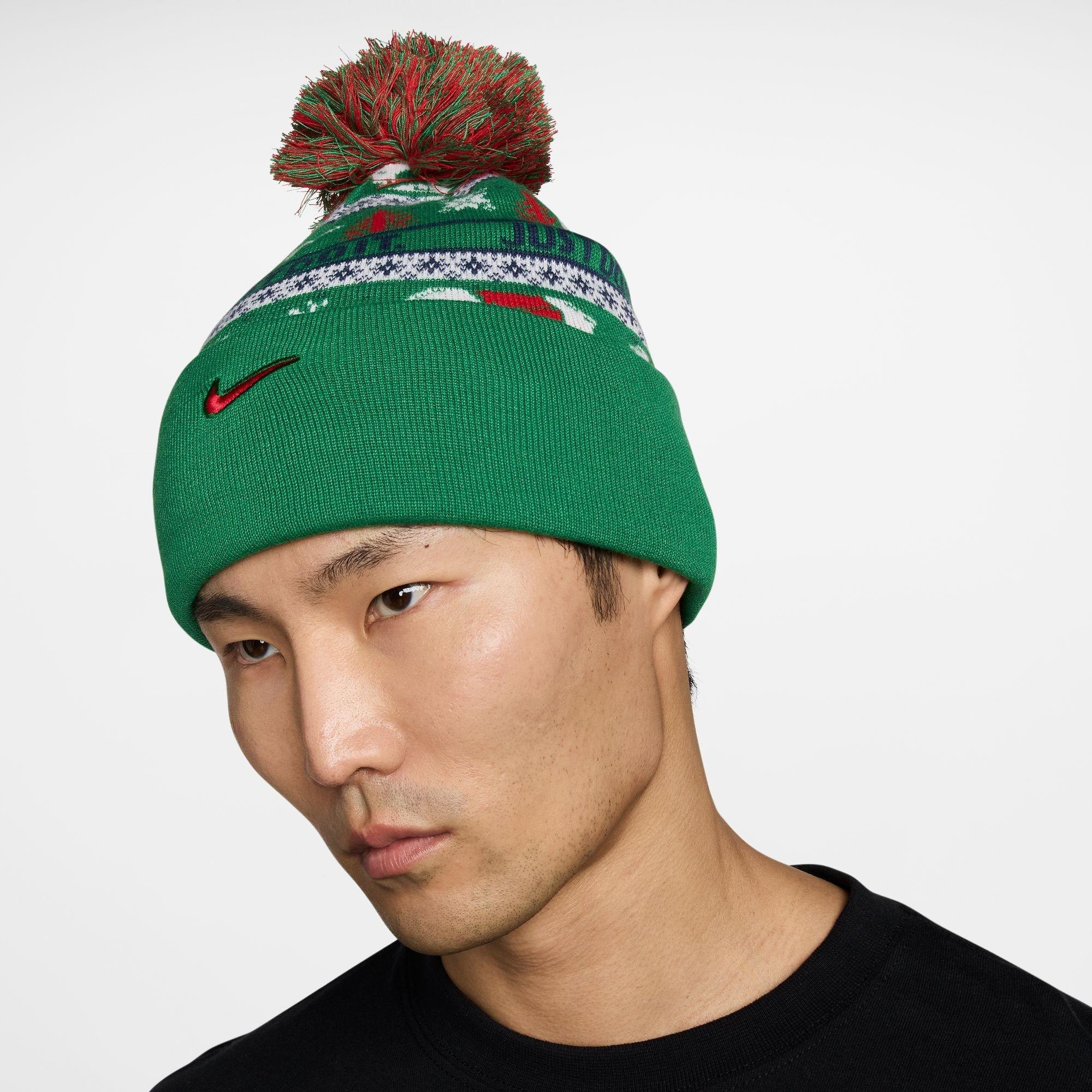 Pine Green/Sa - Nike - Men's Peak Beanie - 4