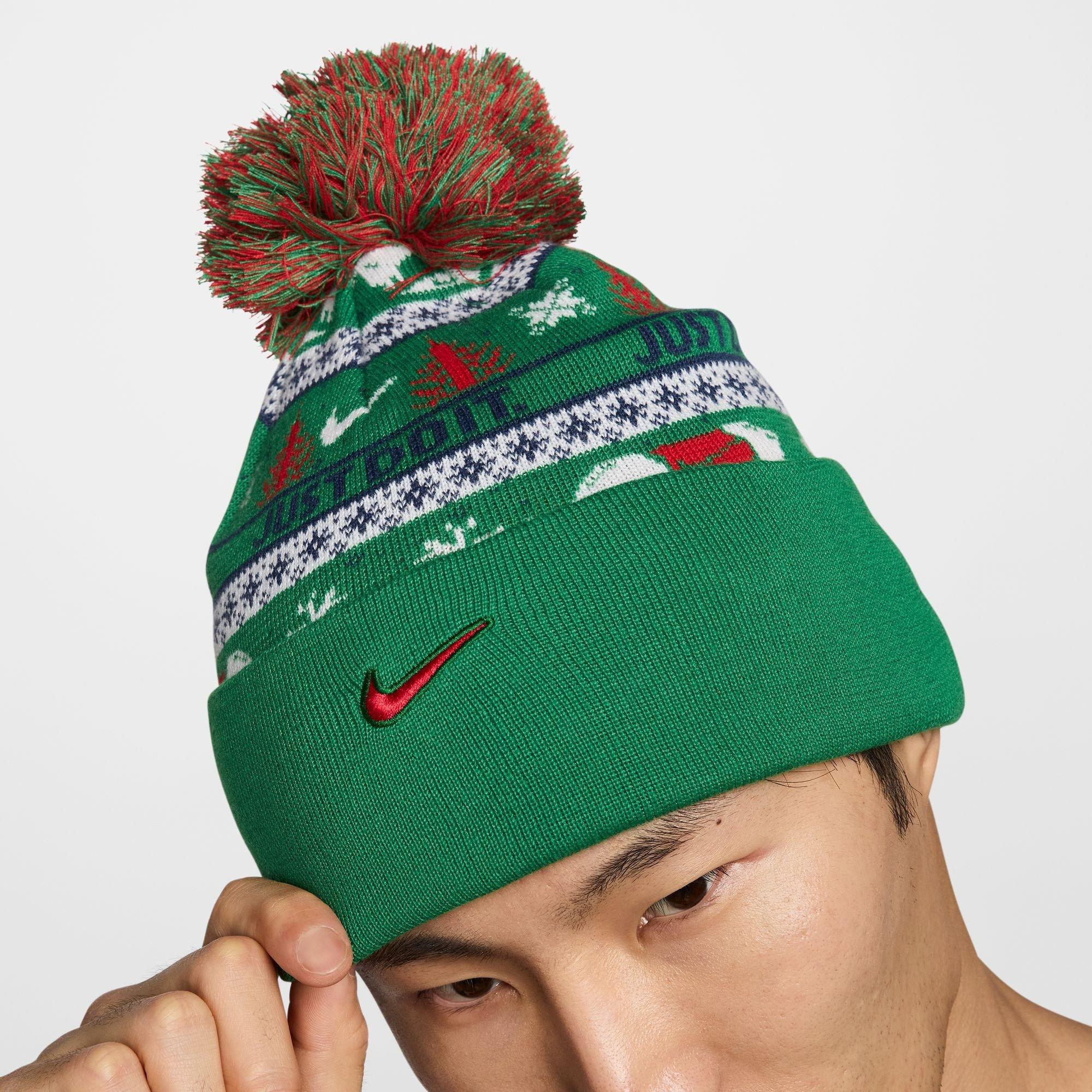 Pine Green/Sa - Nike - Men's Peak Beanie - 5