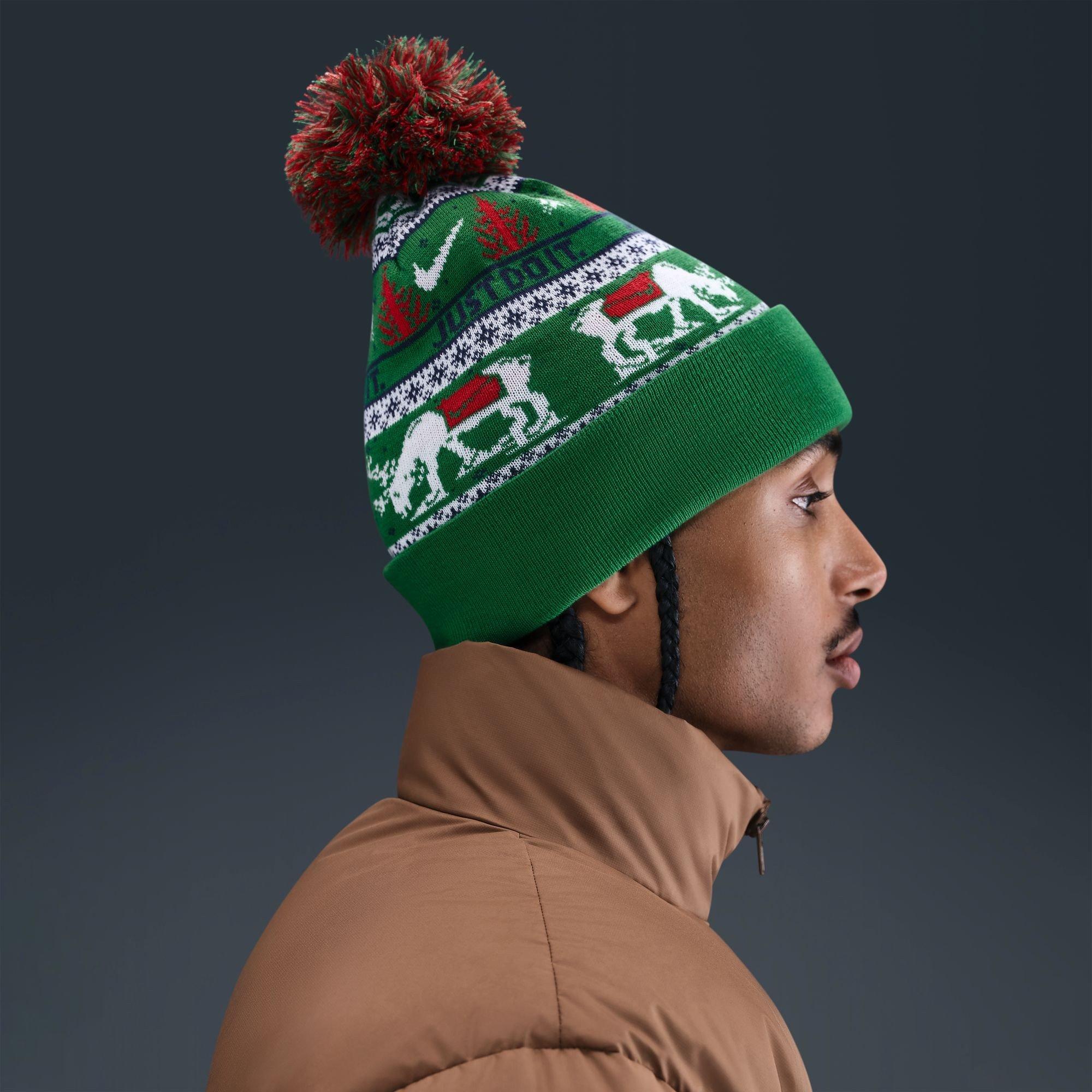 Pine Green/Sa - Nike - Men's Peak Beanie - 7