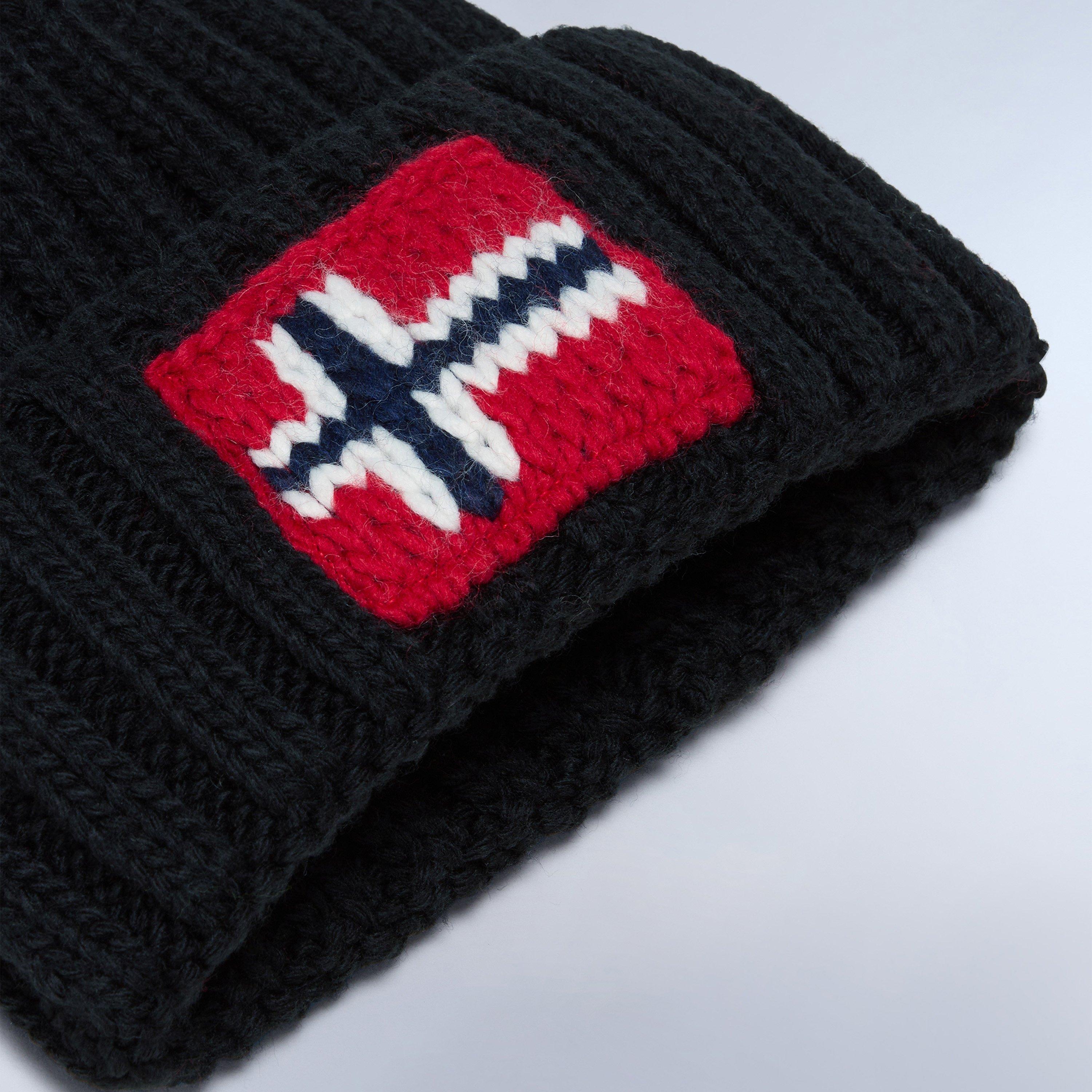 Black - Napapijri - Men's Beanies - 2
