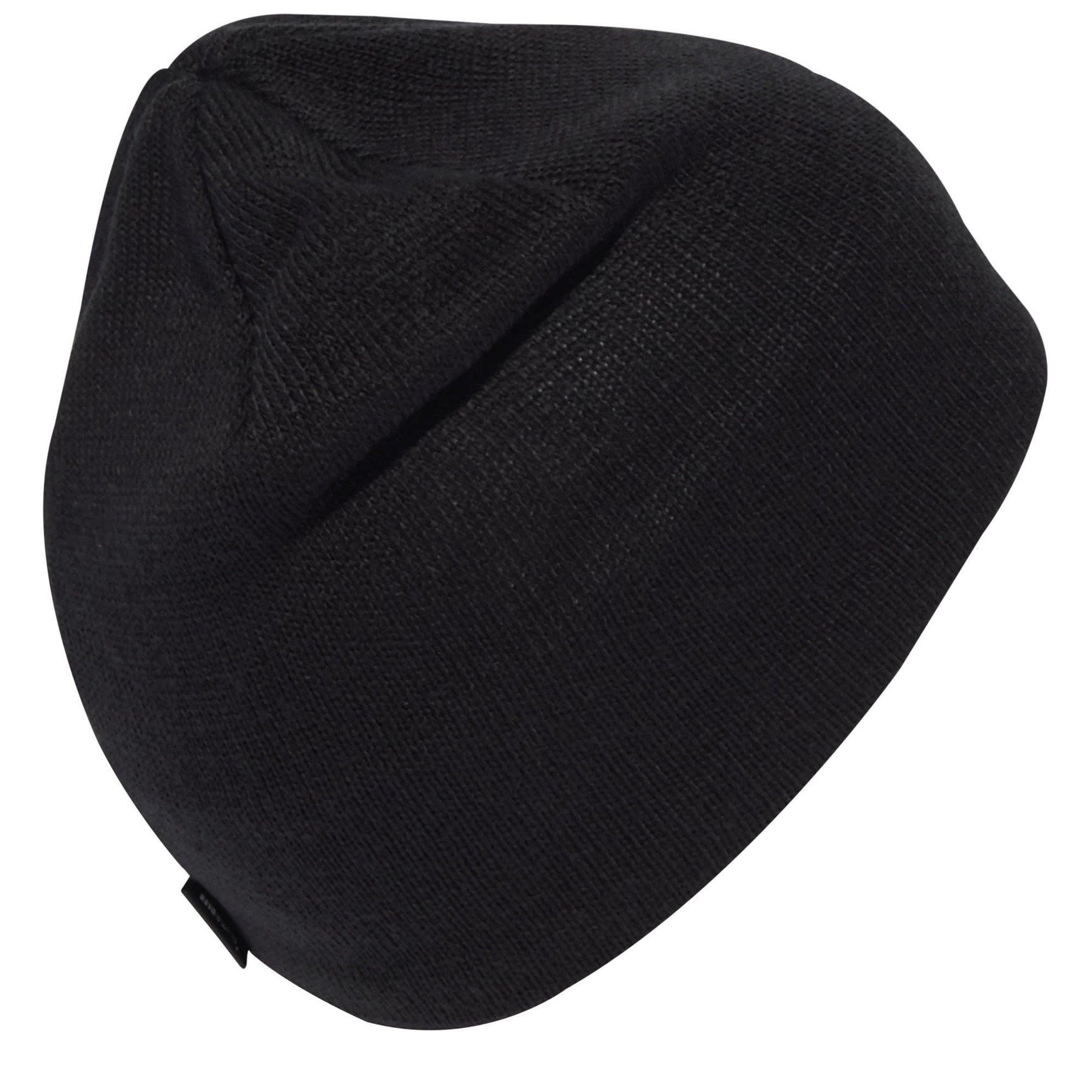 Black/White - adidas - Big Logo Beanie CLIMAWARM - 2