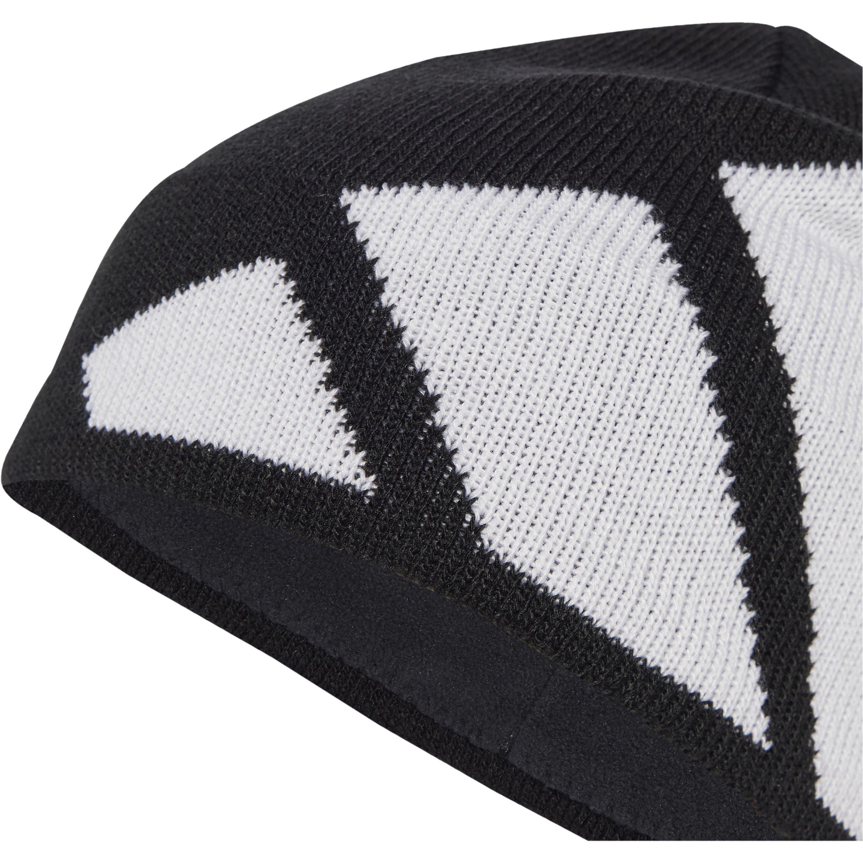 Black/White - adidas - Big Logo Beanie CLIMAWARM - 3