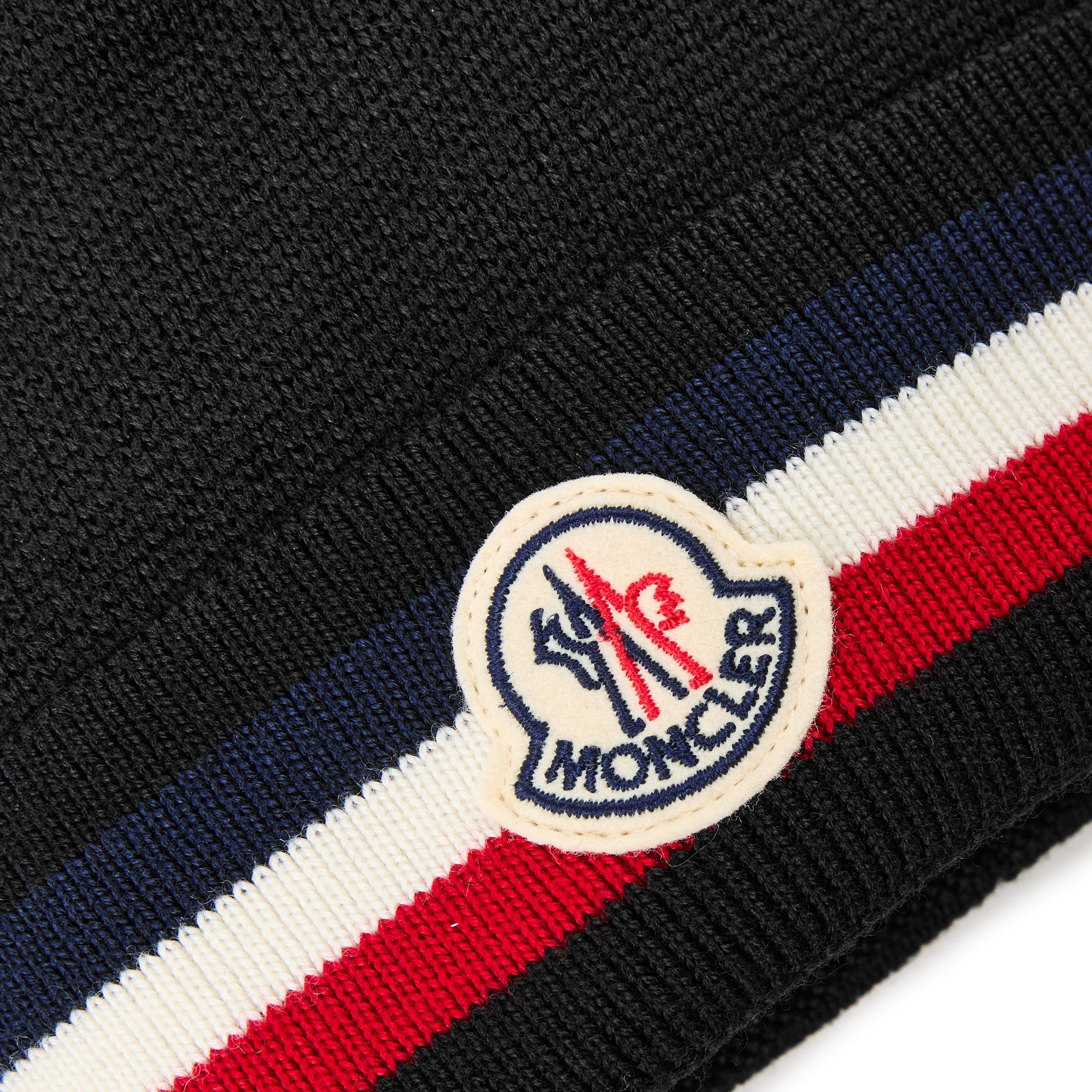 Black 999 - Moncler - Moncler Tri Beanie Sn64 - 3