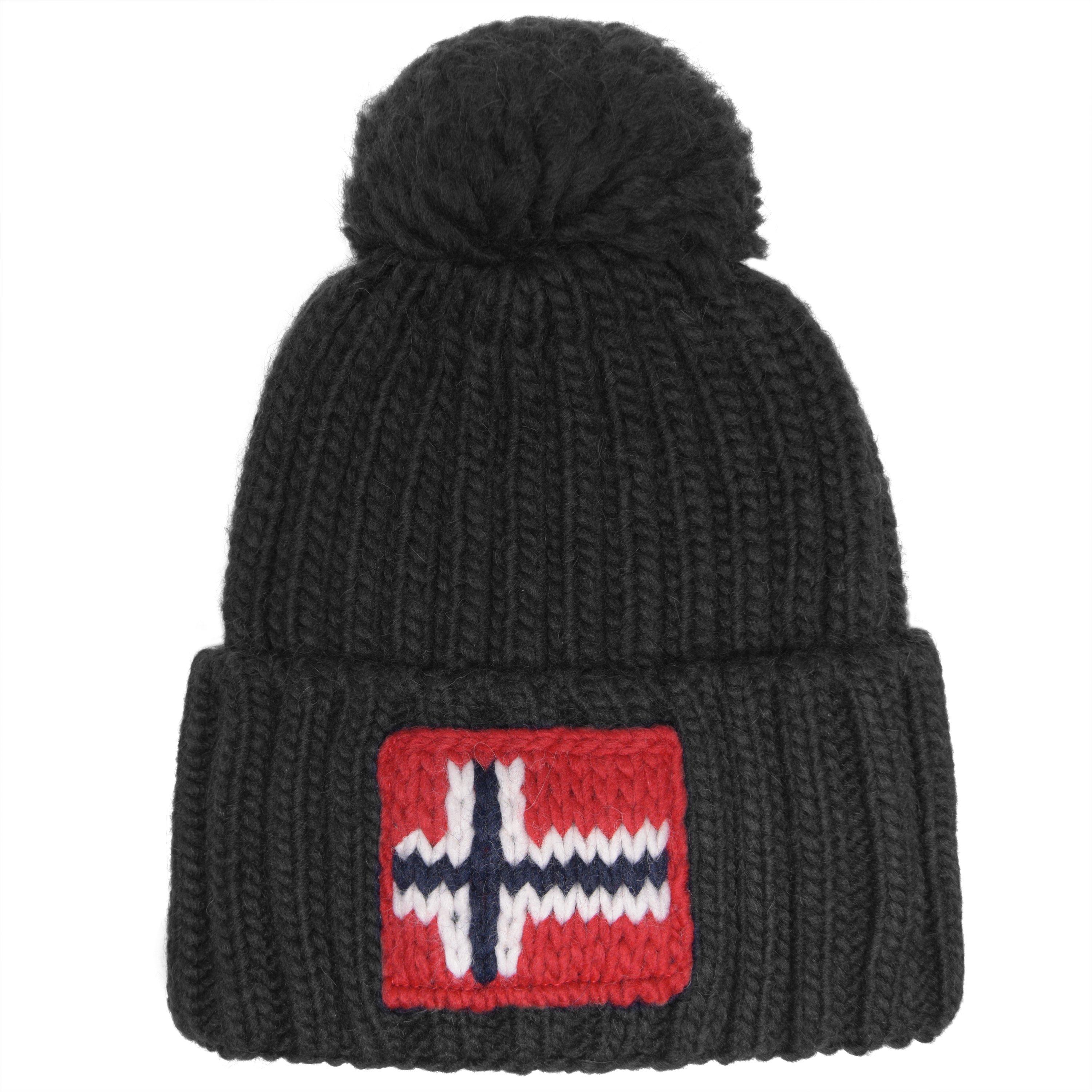 Black - Napapijri - Beanie Hat Adults - 1