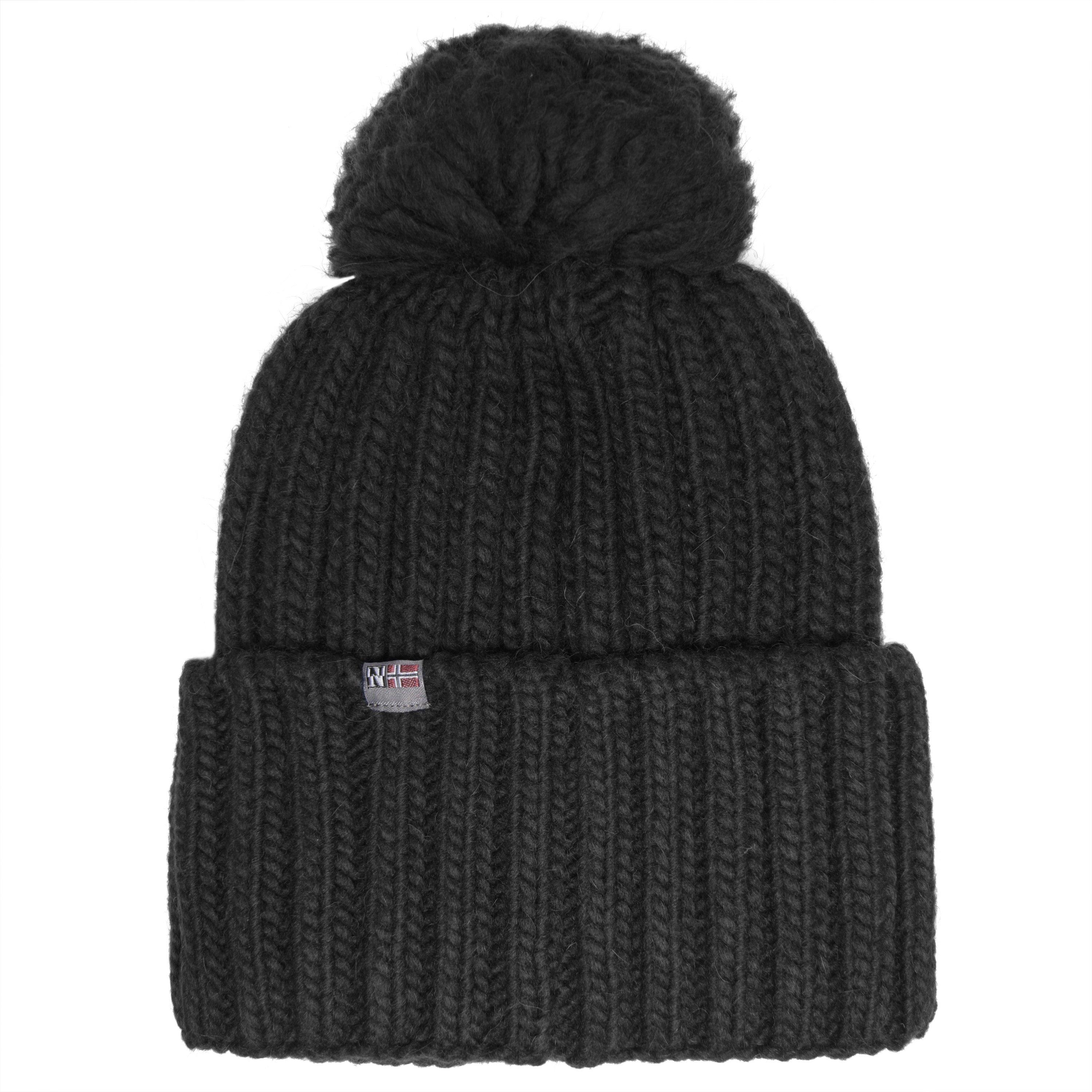 Black - Napapijri - Beanie Hat Adults - 2