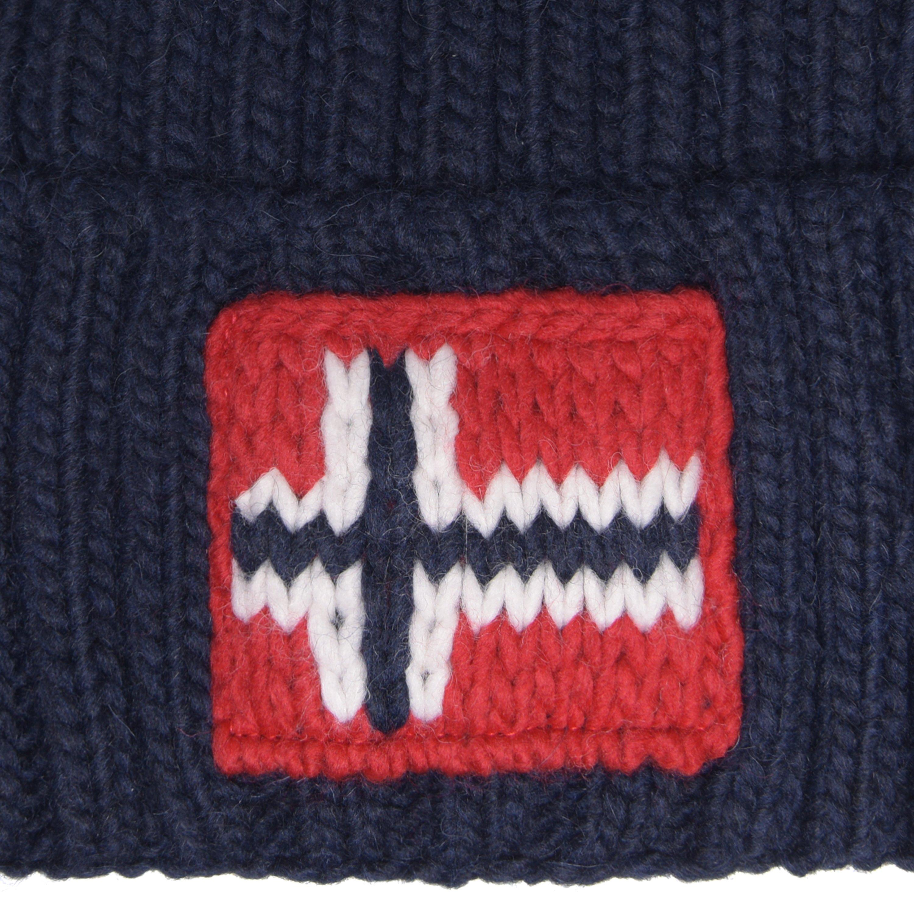 Navy - Napapijri - Beanie Hat Adults - 3