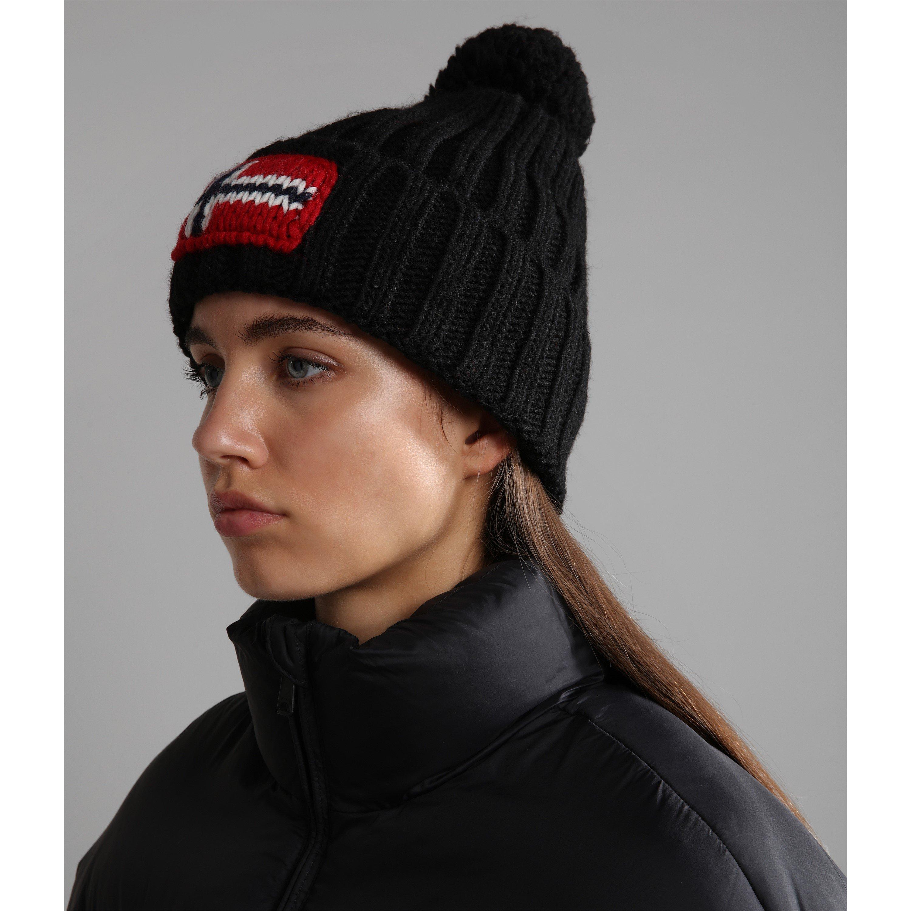 Black - Napapijri - Beanie Hat Adults - 7
