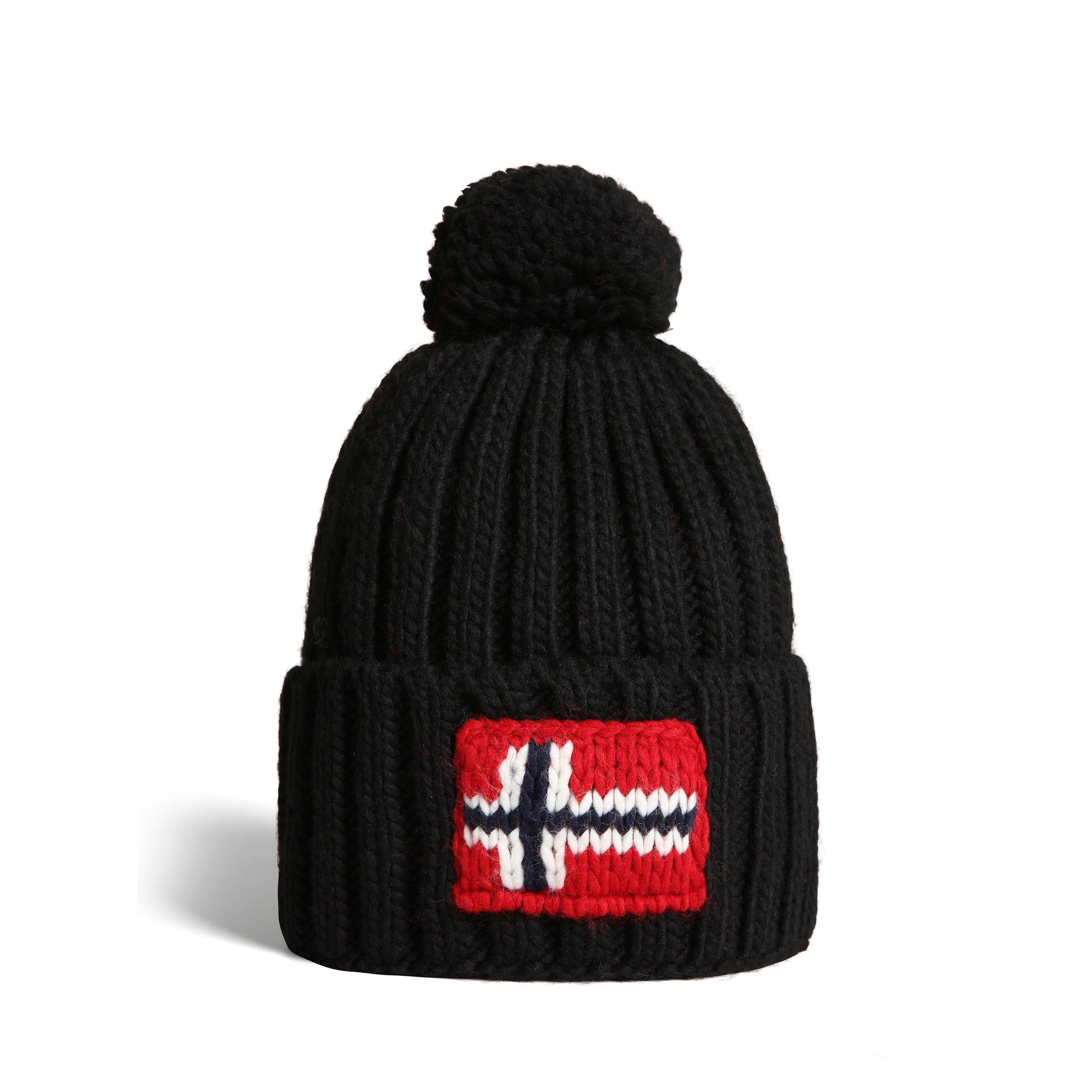 Black - Napapijri - Beanie Hat Adults - 3