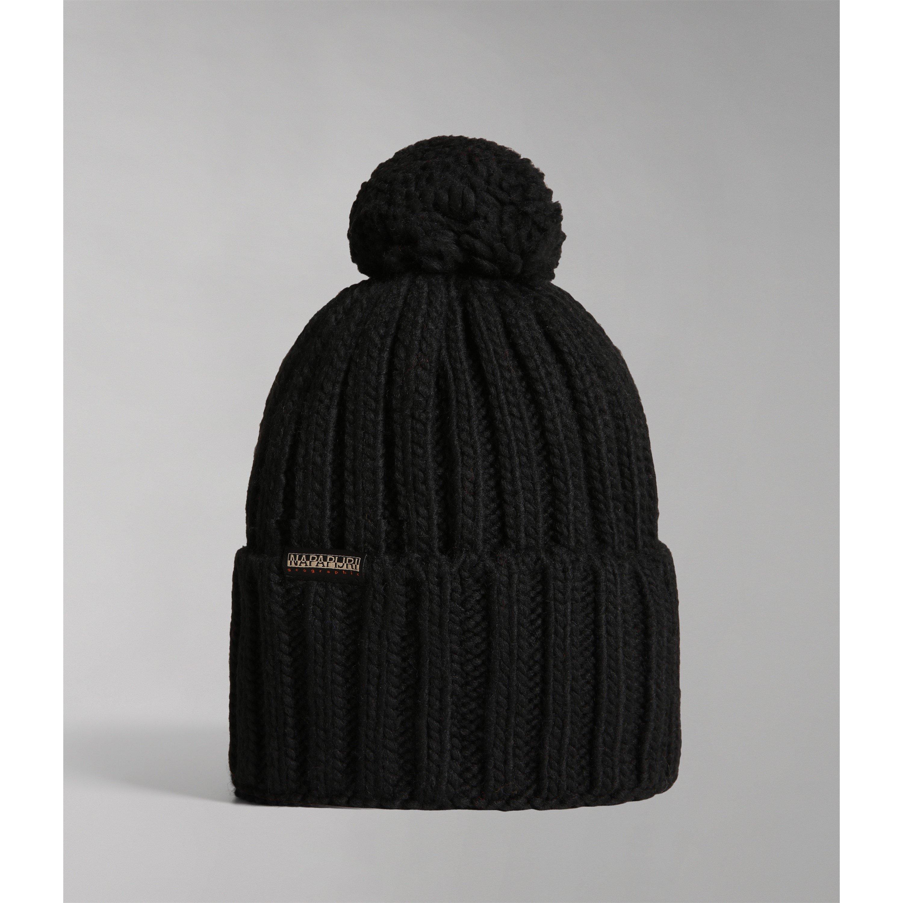 Black - Napapijri - Beanie Hat Adults - 5