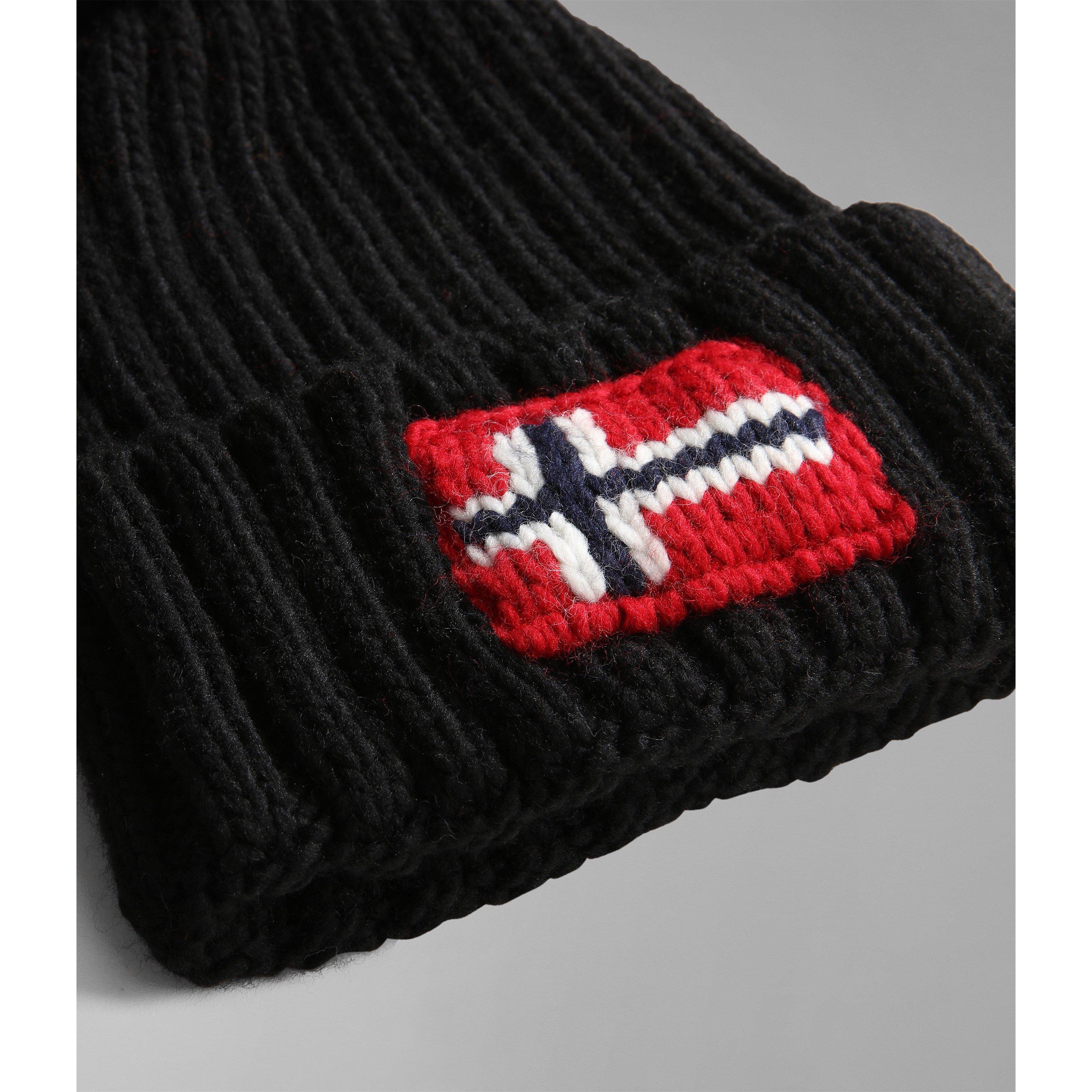 Black - Napapijri - Beanie Hat Adults - 6